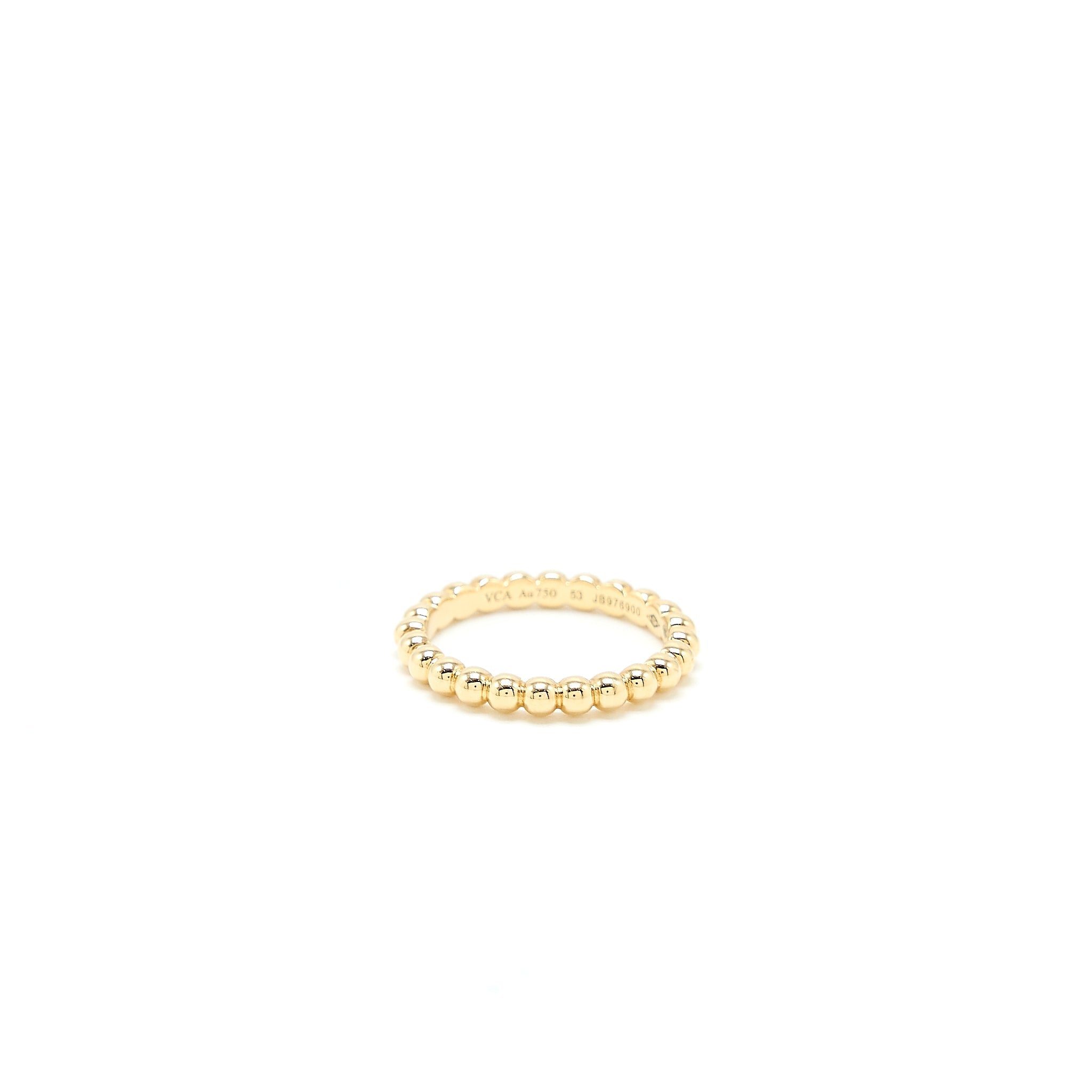 VAN CLEEF & ARPELS PERLÉE PEARLS OF GOLD RING YELLOW GOLD