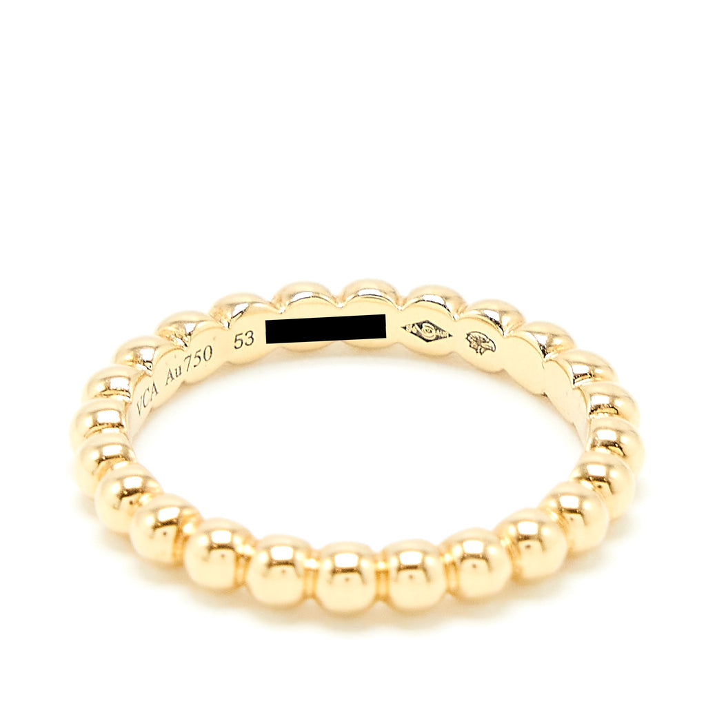 VAN CLEEF & ARPELS PERLÉE PEARLS OF GOLD RING YELLOW GOLD