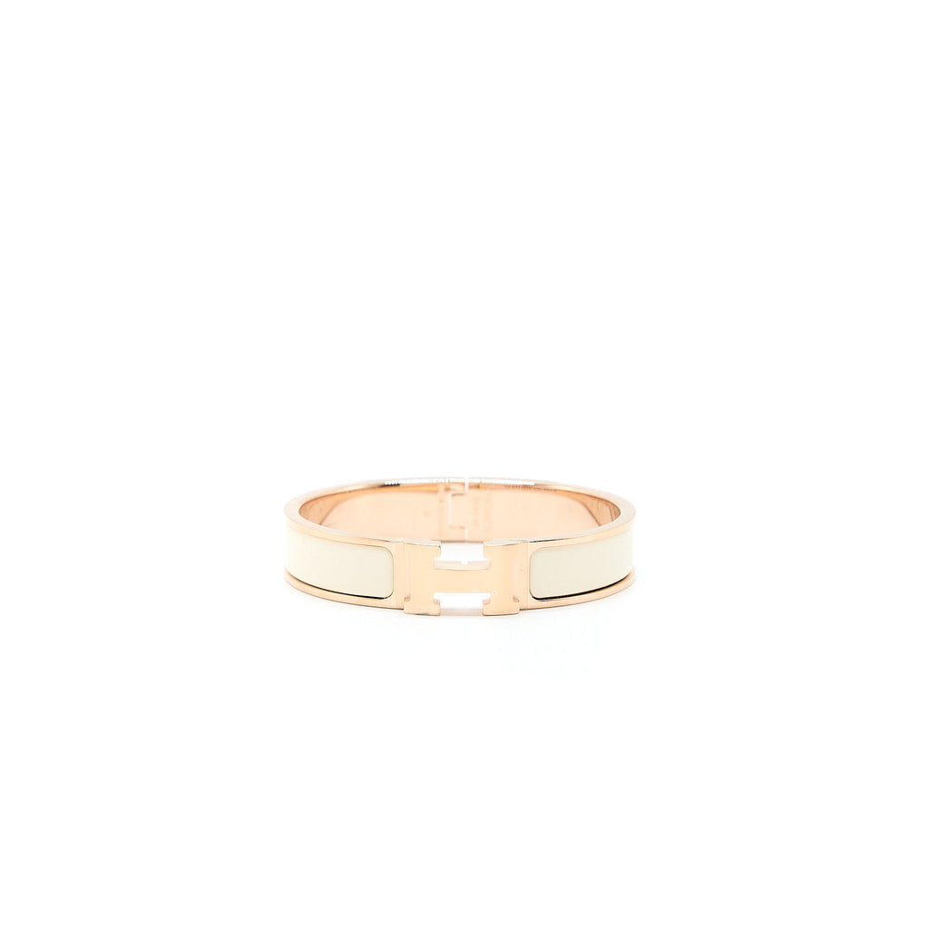HERMES CLIC H BRACELET CRÈME RGHW