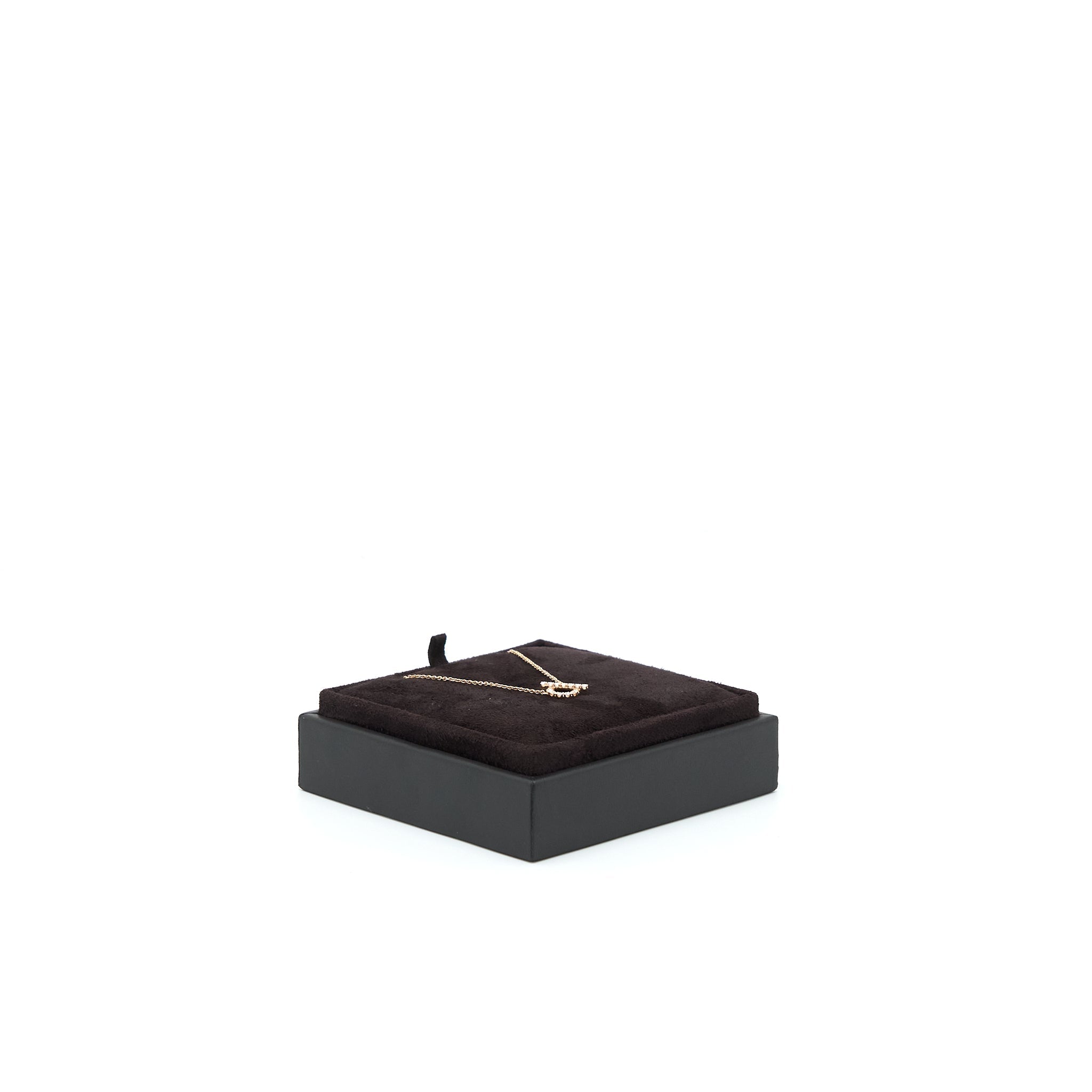 HERMES FINESSE NECKLACE ROSE GOLD WITH DIAMONDS