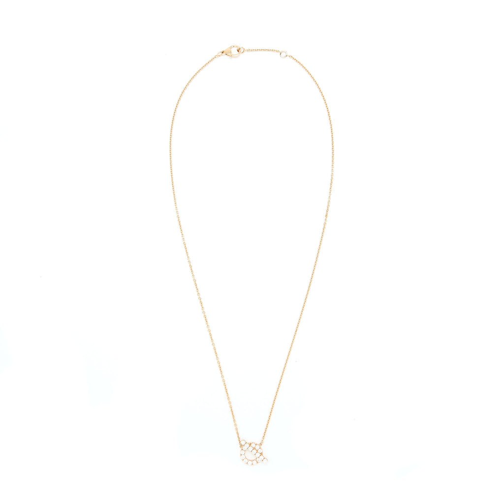 HERMES FINESSE NECKLACE ROSE GOLD DIAMONDS