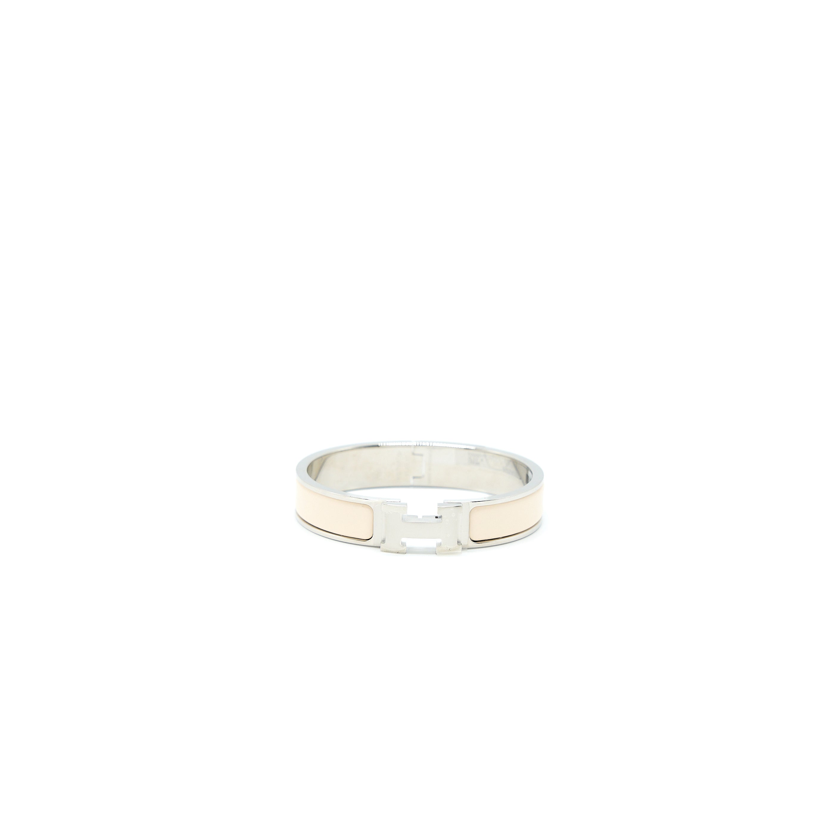 HERMES CLIC H BRACELET CREME SHW