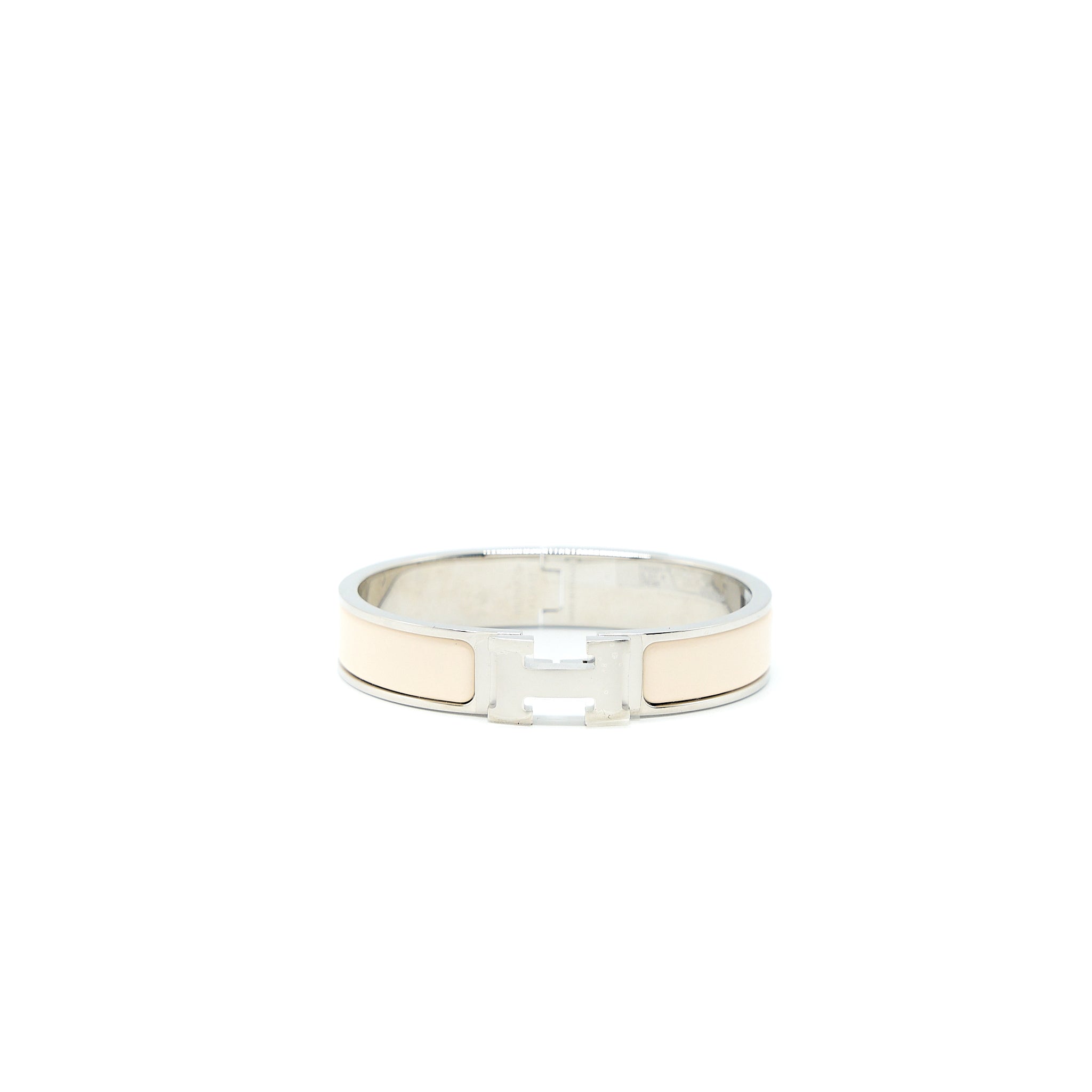 HERMES CLIC H BRACELET CREME SHW