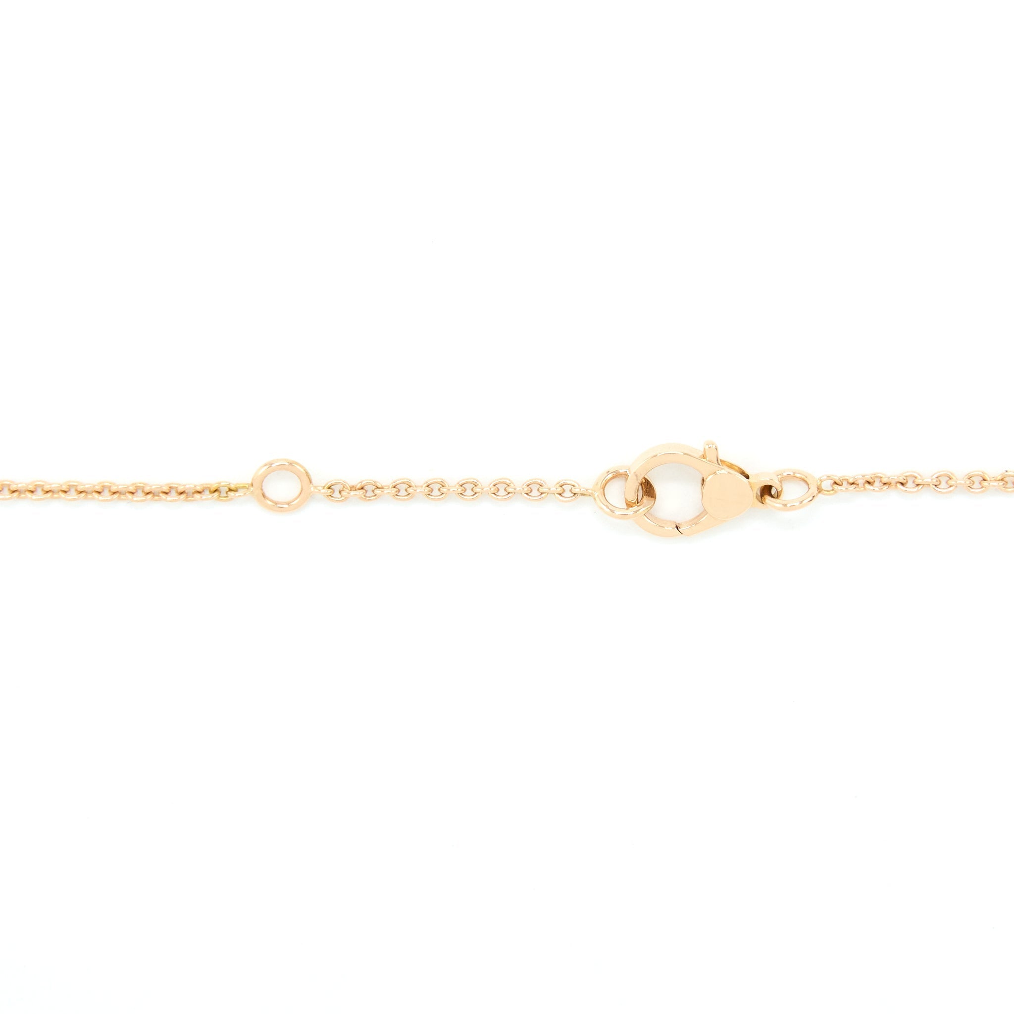 HERMES FINESSE NECKLACE ROSE GOLD WITH DIAMONDS