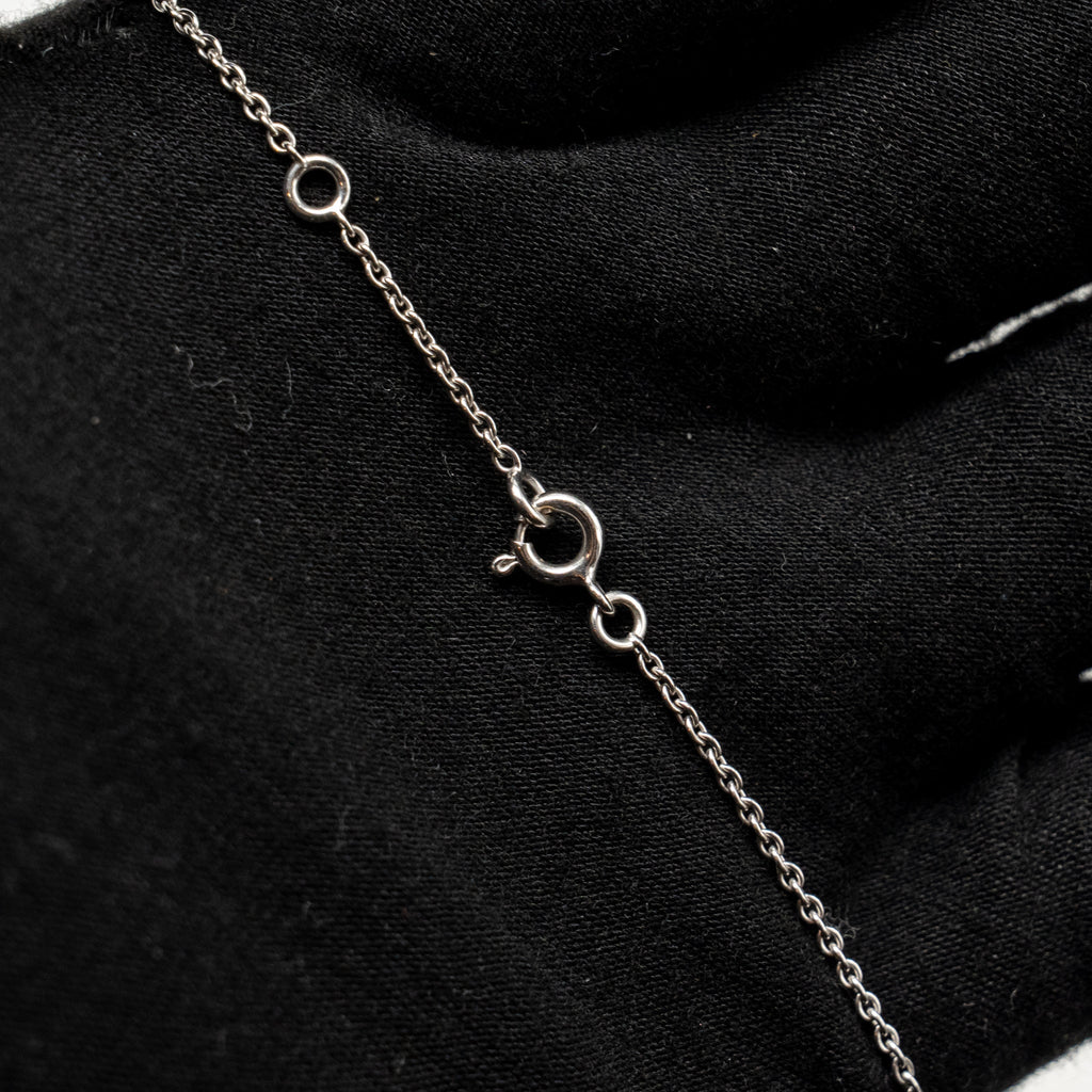 HERMES CONSTANCE AMULETTE PENDANT WHITE GOLD DIAMONDS