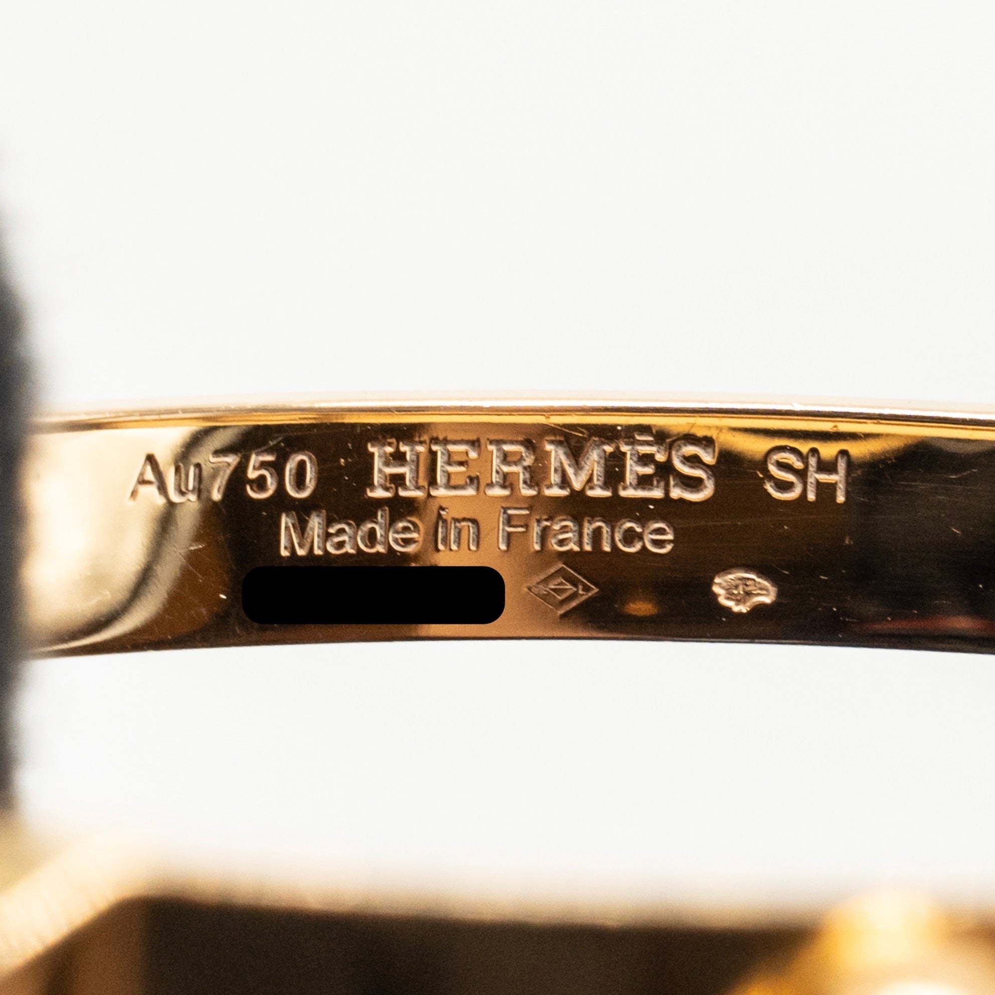 HERMES COLLIER DE CHIEN BRACELET YELLOW GOLD