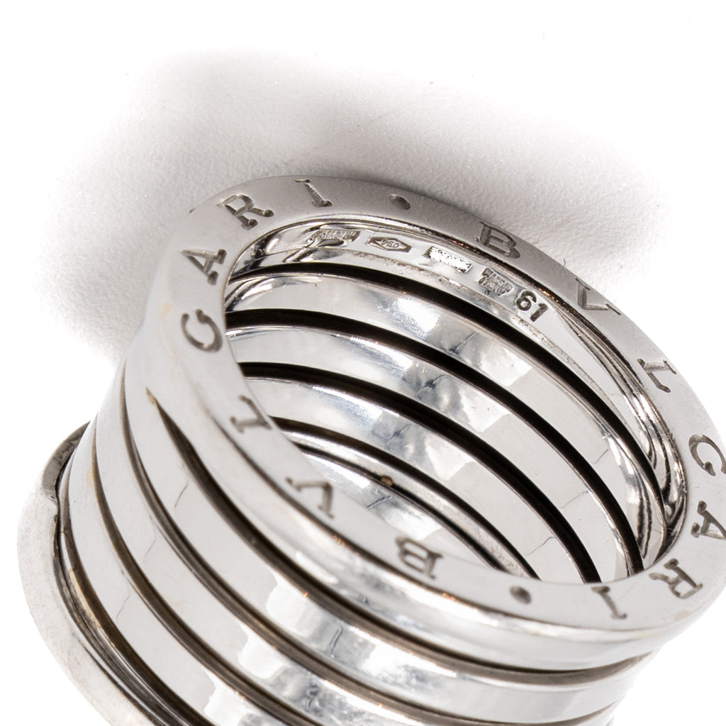 BVLGARI B.ZERO RING WHITE GOLD