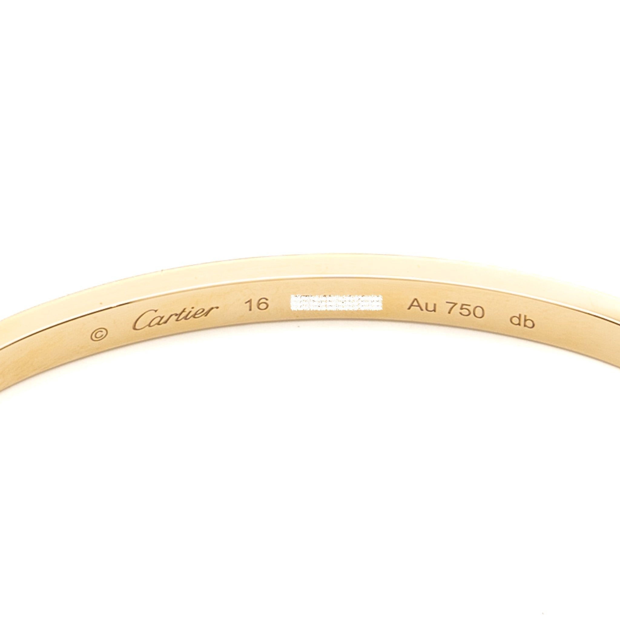 CARTIER LOVE BRACELET YELLOW GOLD