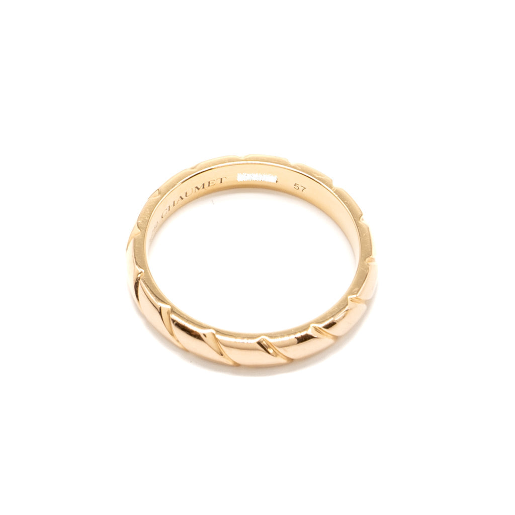 CHAUMET WEDDING BAND TORSADE 3.5MM ROSE GOLD