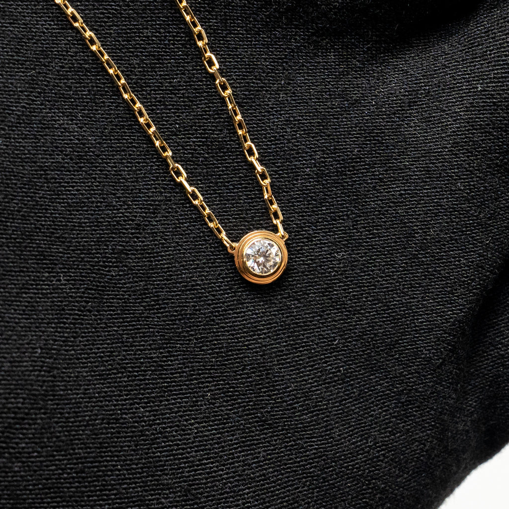 CARTIER D’AMOUR NECKLACE LARGE MODEL YELLOW GOLD, DIAMOND
