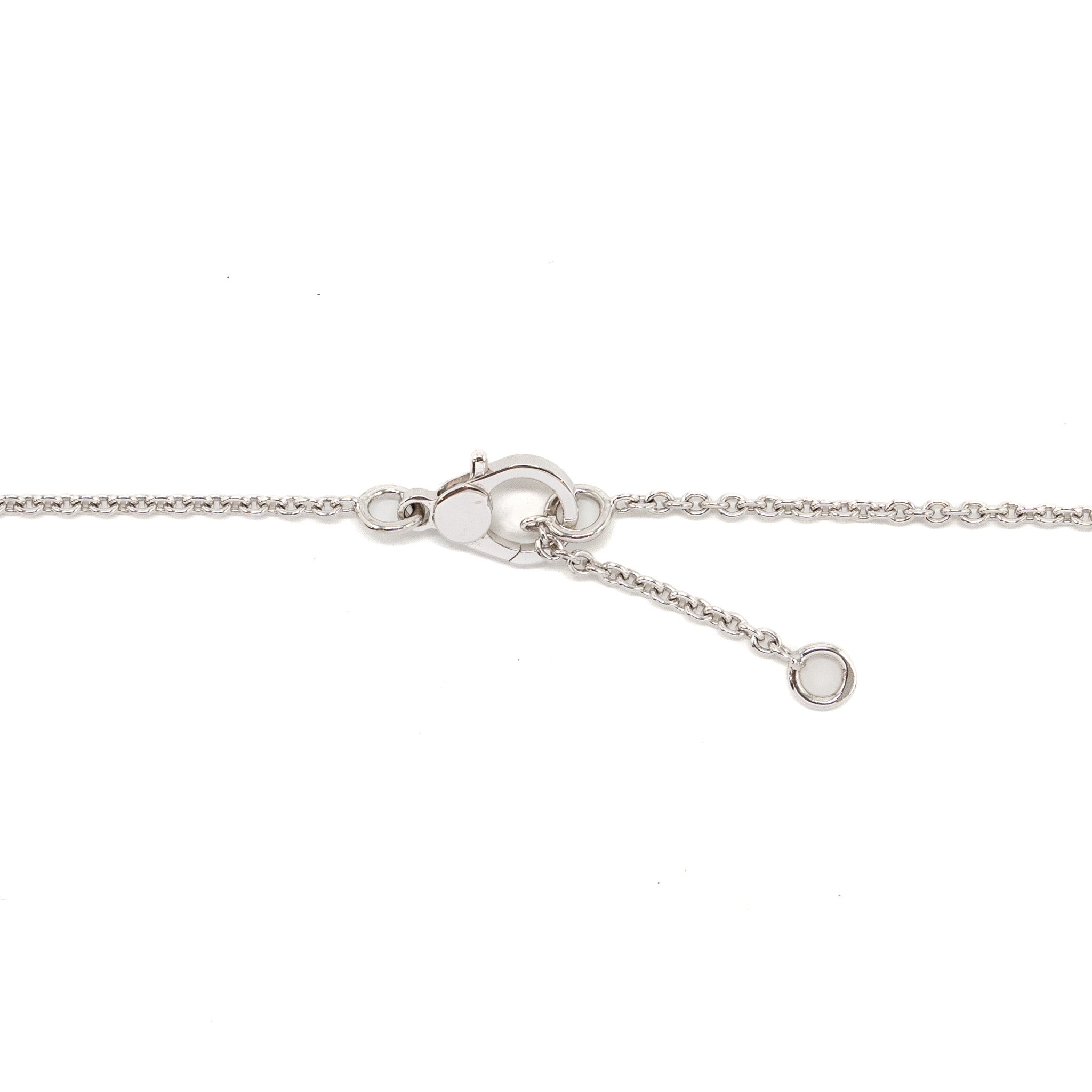 HERMES FINESSE NECKLACE WHITE GOLD DIAMONDS