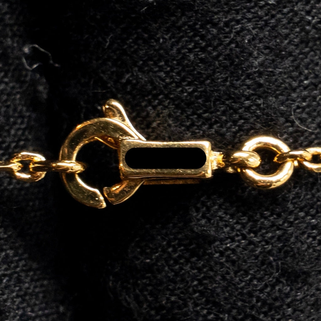 CELINE PADLOCK CHARM/KEY BRACELET GOLD TONE