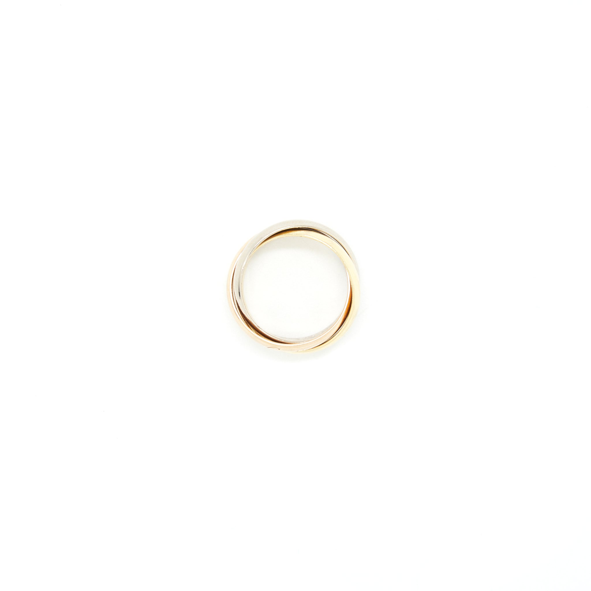 CARTIER TRINITY CLASSIQUE RING WITH WHITE GOLD, YELLOW GOLD, ROSE GOLD