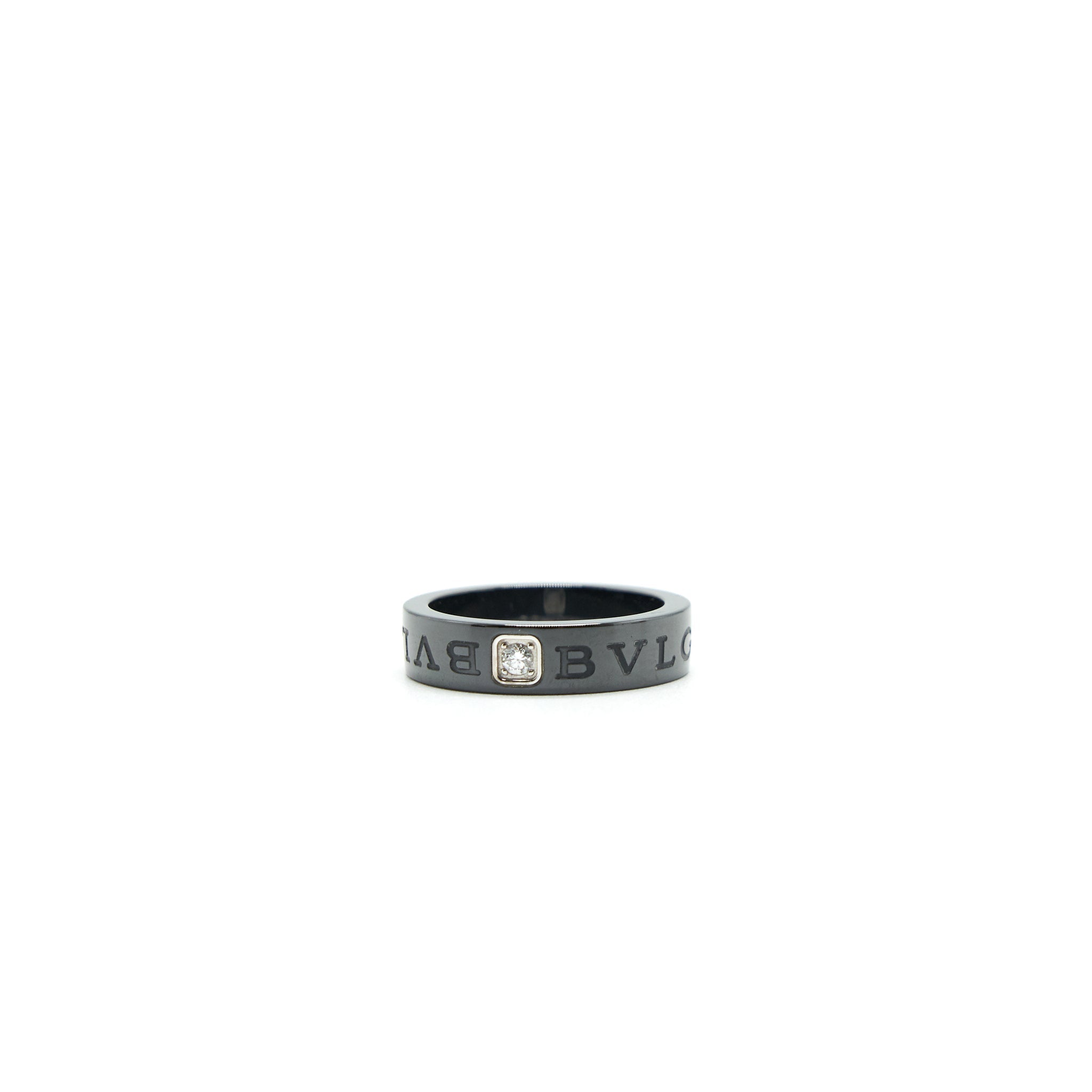 BVLGARI ESSENTIAL RING WITH ONE DIAMOND