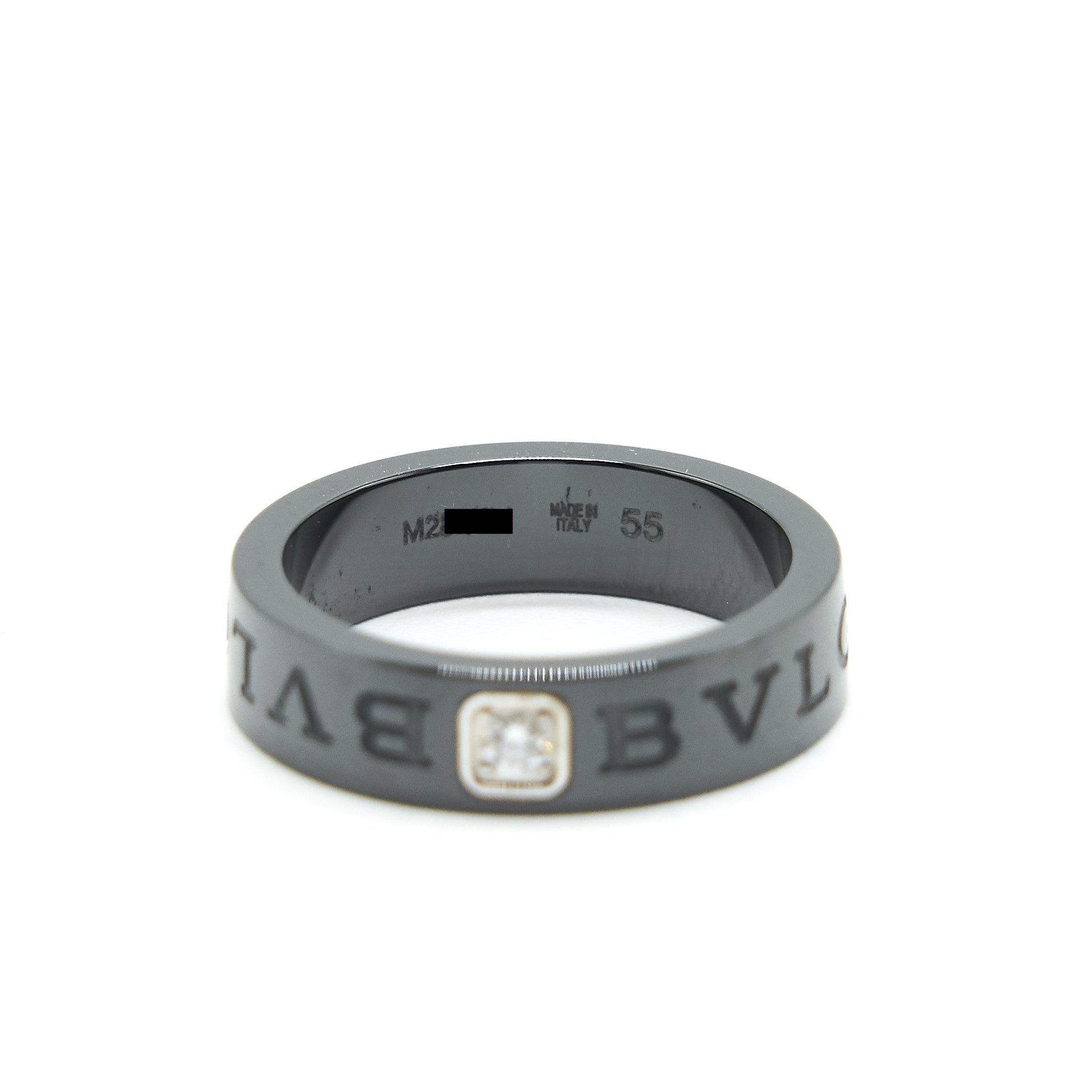 BVLGARI ESSENTIAL RING WITH ONE DIAMOND