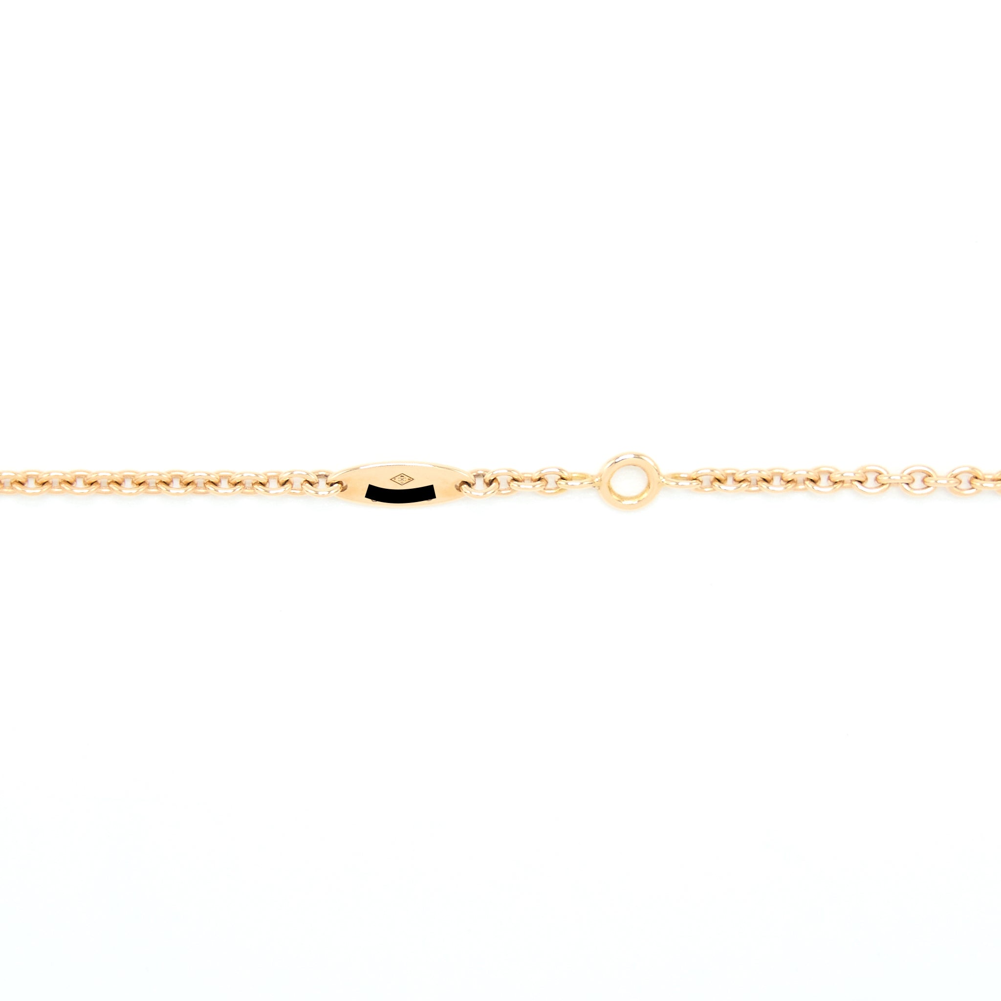 DIOR LARGE ROSE DES VENTS MEDALLION ROSE GOLD WITH DIAMOND AND ONYX