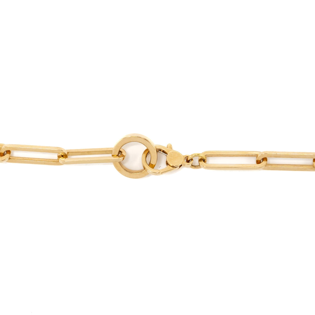 HERMES KELLY CHAIN CHOCKER/DOUBLE BRACELET YELLOW GOLD, DIAMONDS