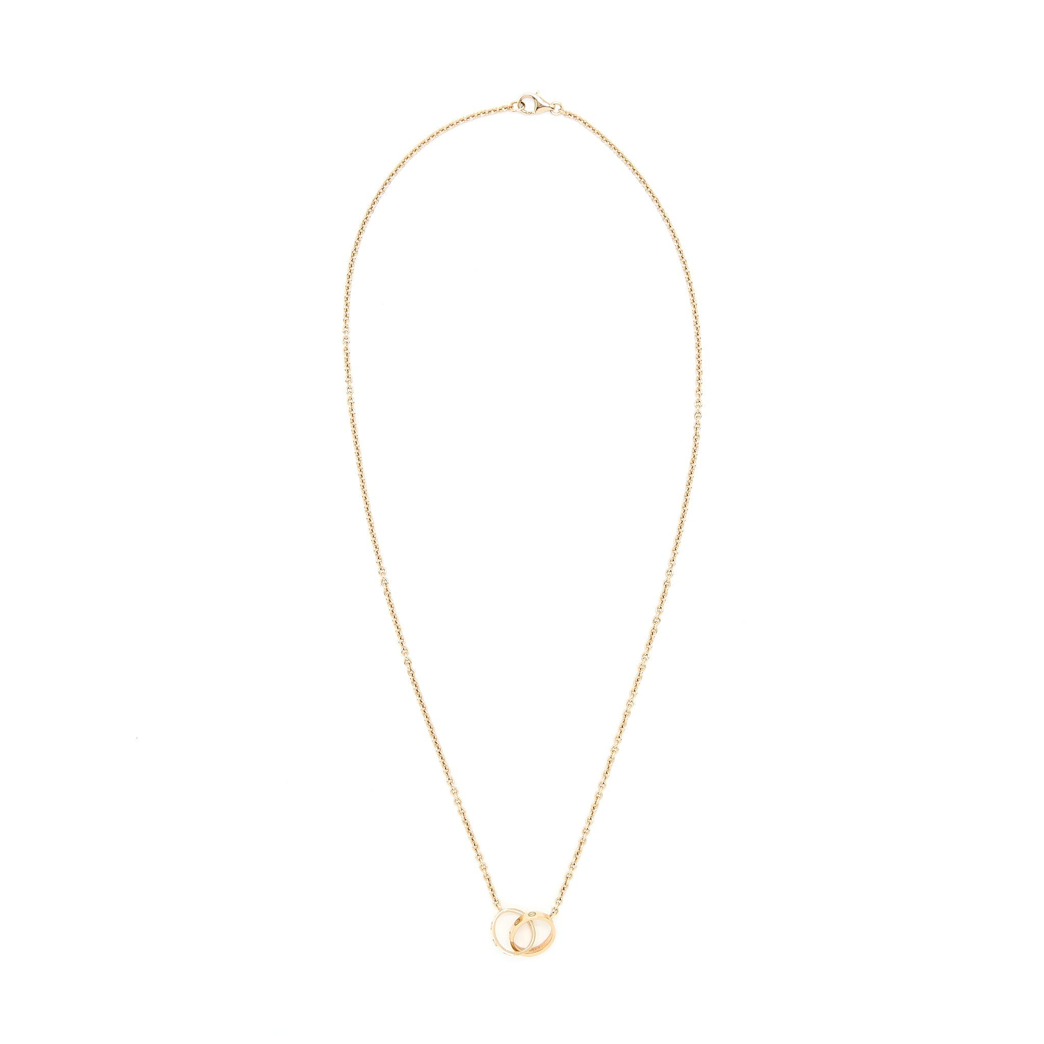 CARTIER LOVE NECKLACE ROSE GOLD