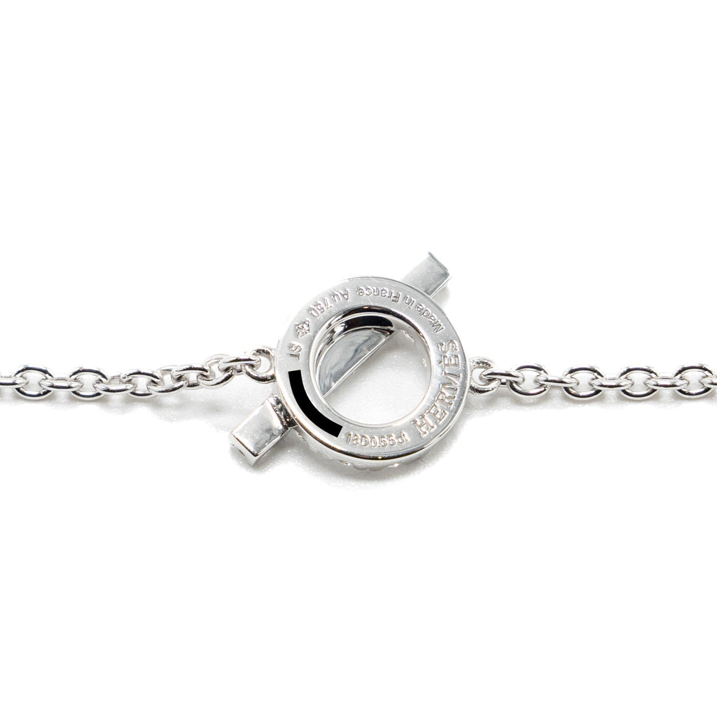 HERMES FINESSE BRACELET WHITE GOLD / DIAMONDS