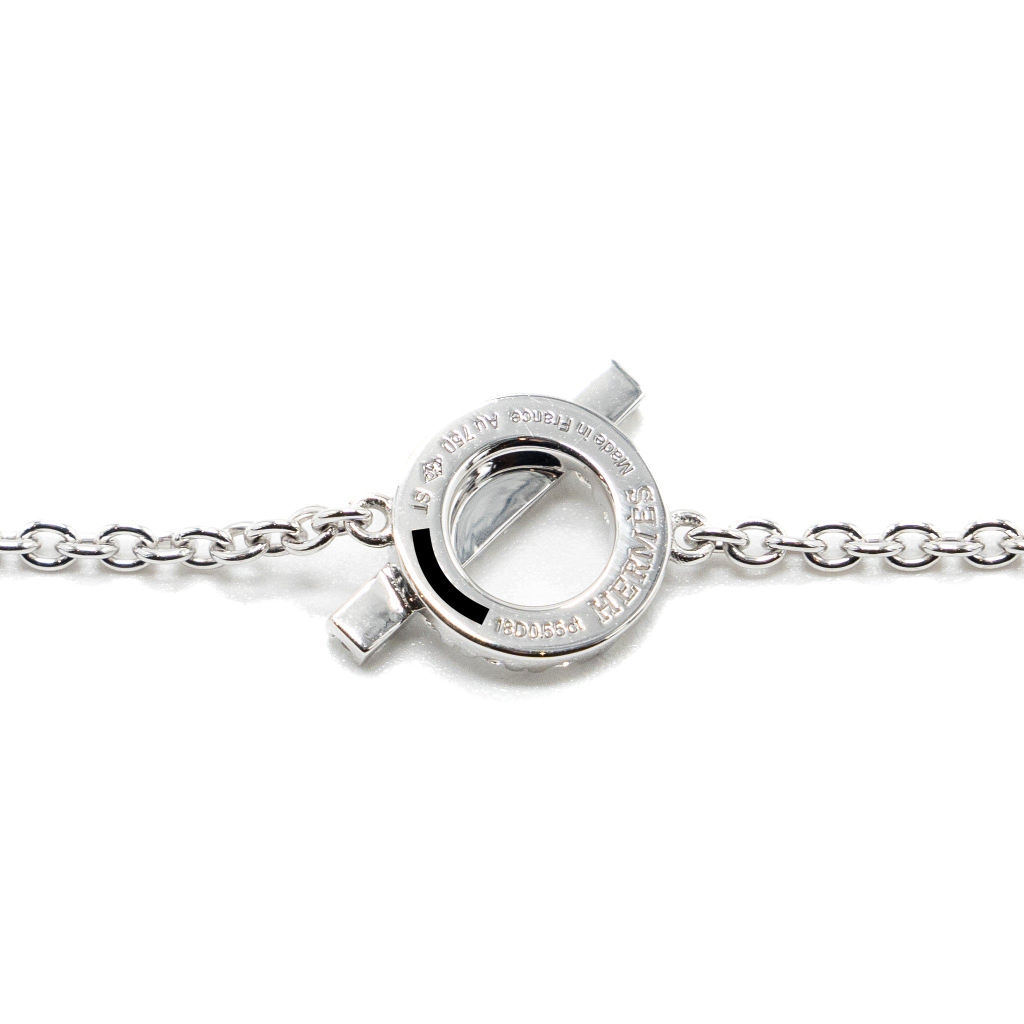 HERMES FINESSE BRACELET WHITE GOLD / DIAMONDS