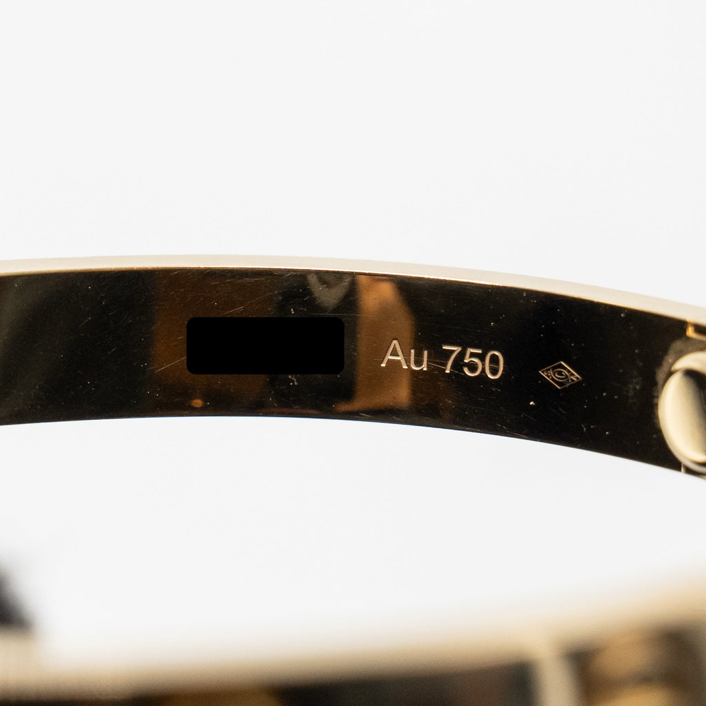 CARTIER LOVE BRACELET CLASSIC MODEL YELLOW GOLD