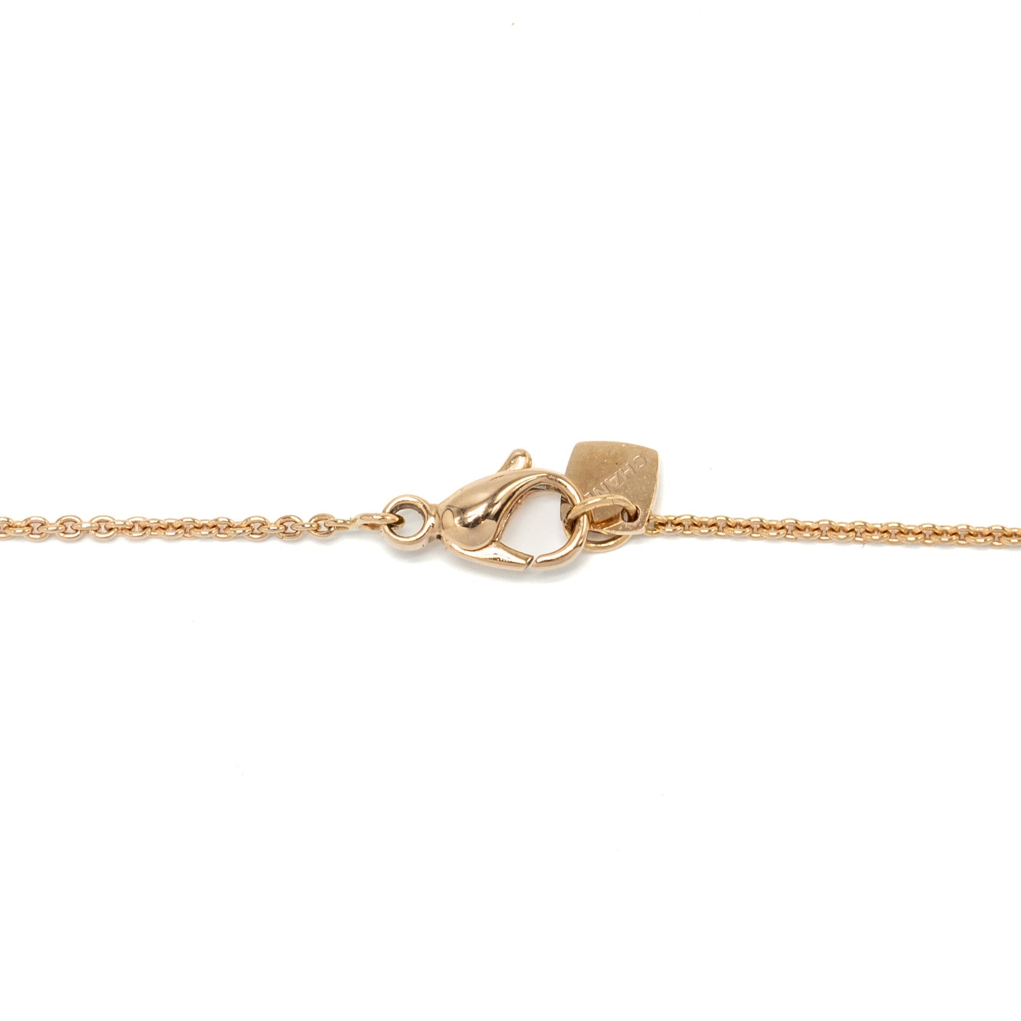 CHANEL COCO CRUSH NECKLACE 18K BEIGE GOLD