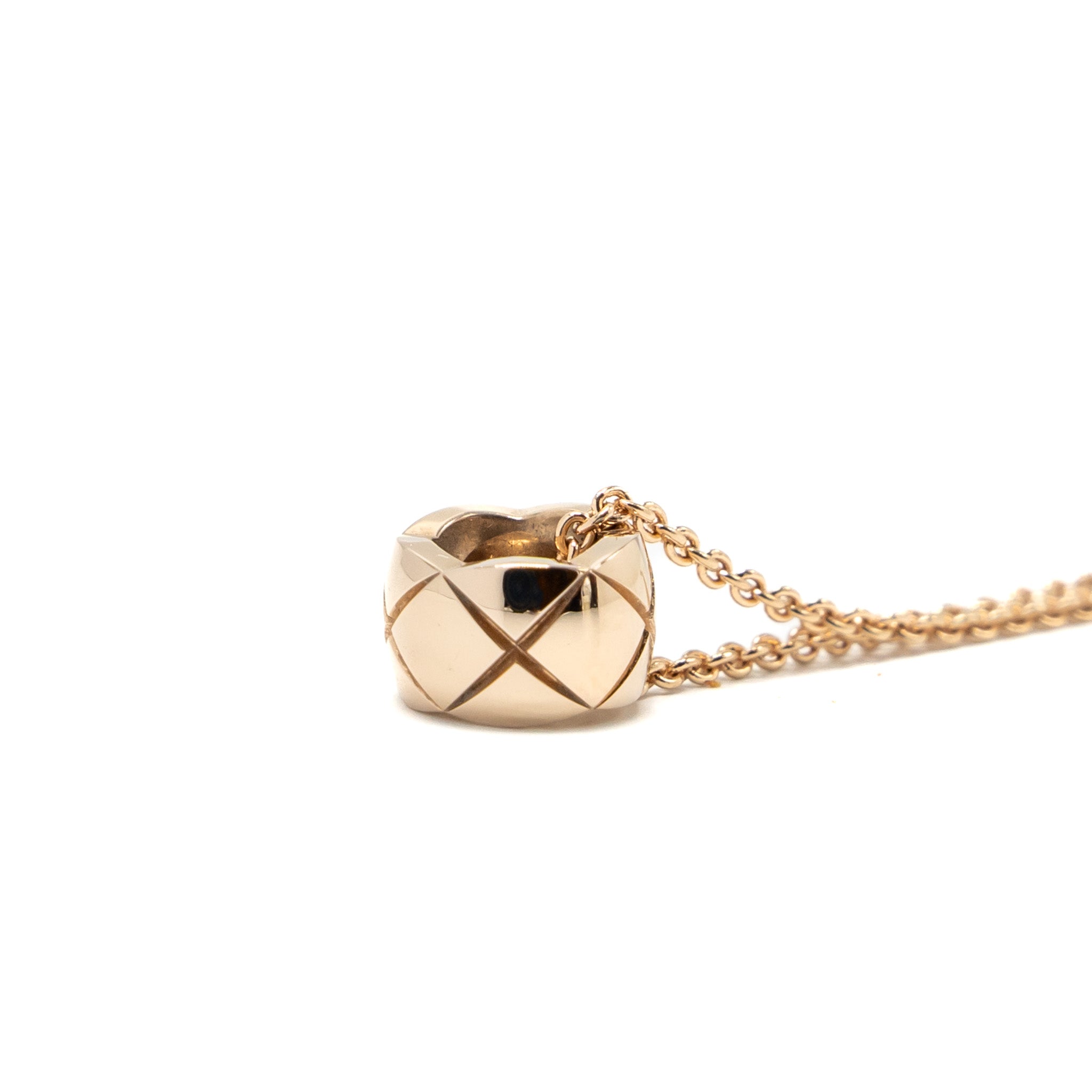 CHANEL COCO CRUSH NECKLACE 18K BEIGE GOLD