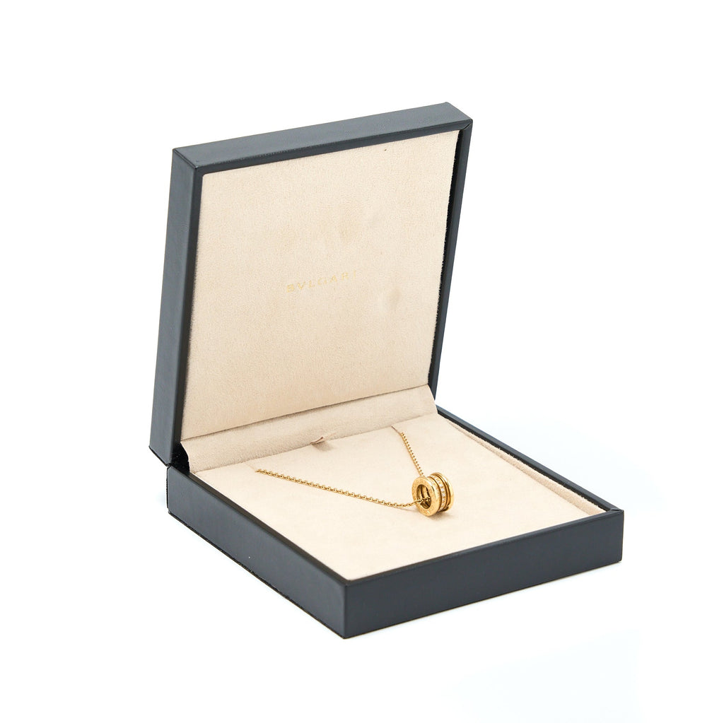 BVLGARI B.ZERO 1 NECKLACE YELLOW GOLD DIAMONDS (OLD VERSION)