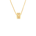 BVLGARI B.ZERO 1 NECKLACE YELLOW GOLD DIAMONDS (OLD VERSION)