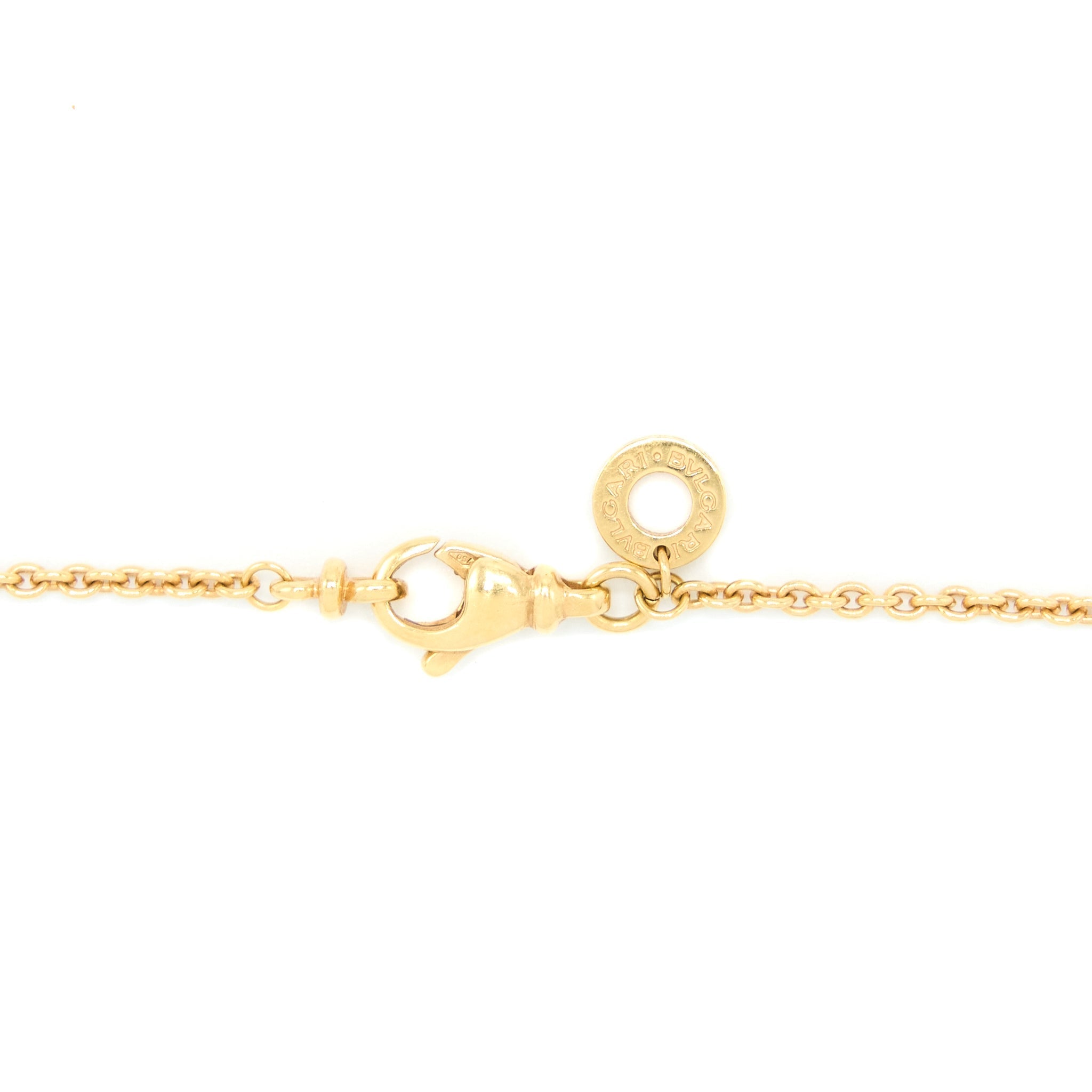BVLGARI B.ZERO 1 NECKLACE YELLOW GOLD DIAMONDS (OLD VERSION)