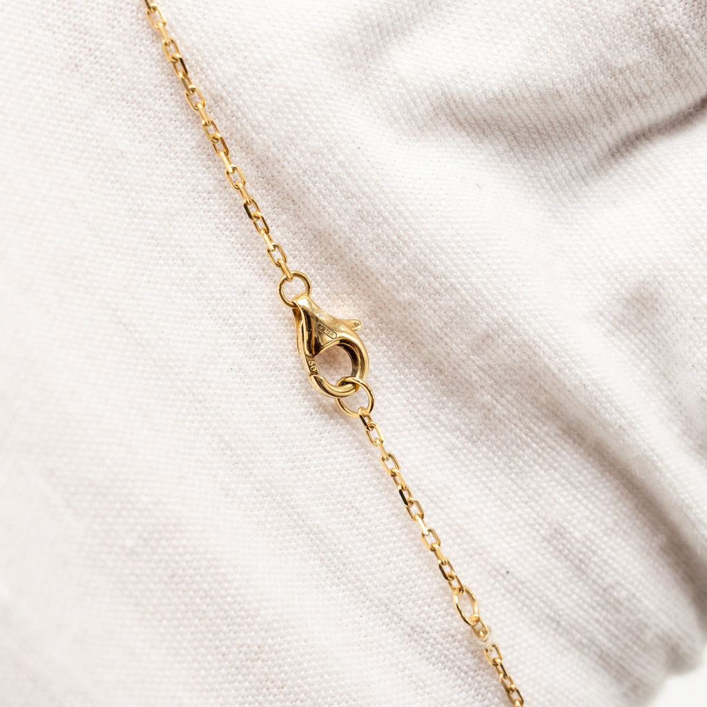 CARTIER JUST UN CLOU NECKLACE WTH DIAMONDS, YELLOW GOLD