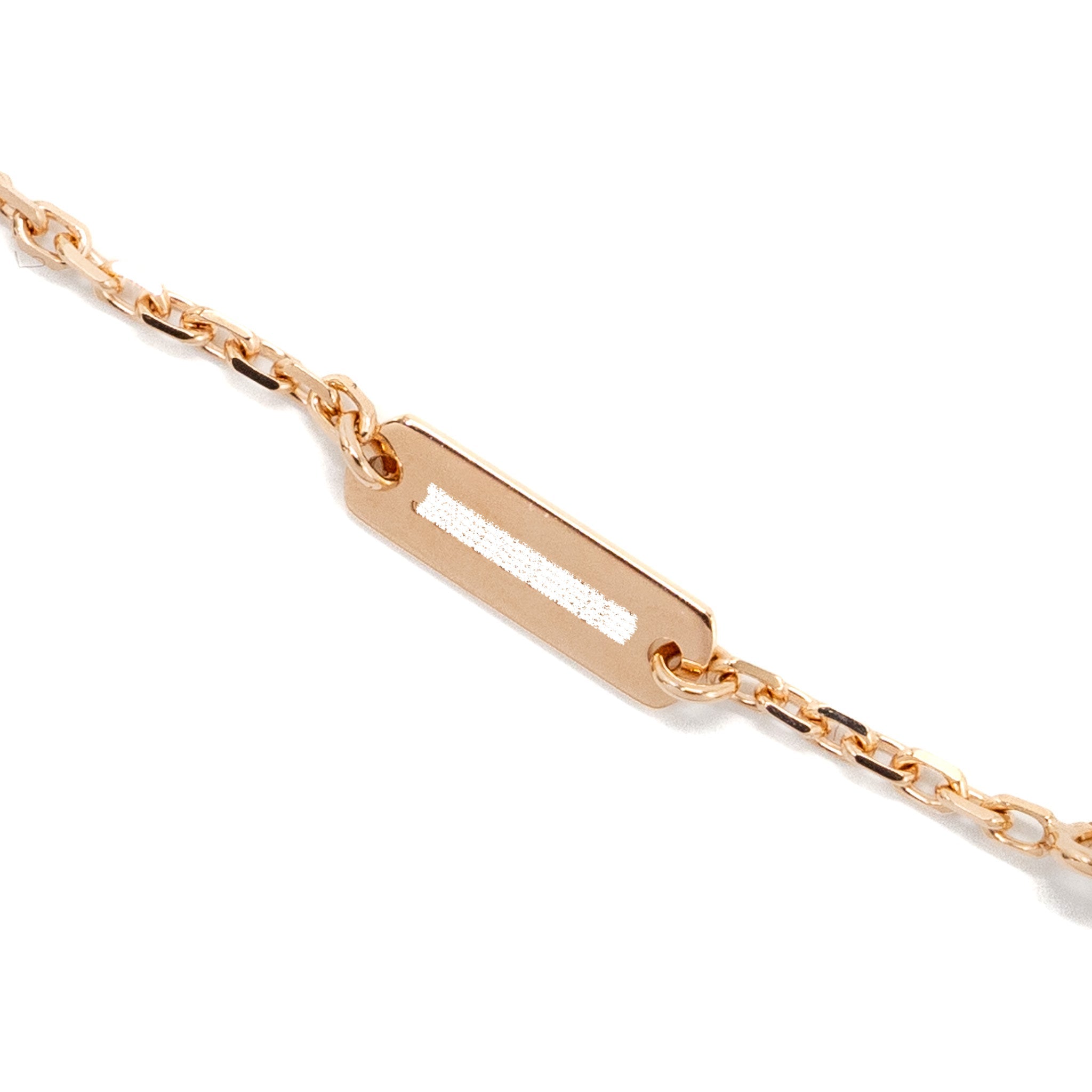 VAN CLEEF & ARPELS 2023 ALHAMBRA HOLIDAY LIMITED PENDANT SILVER OBSIDIAN ROSE GOLD DIAMOND