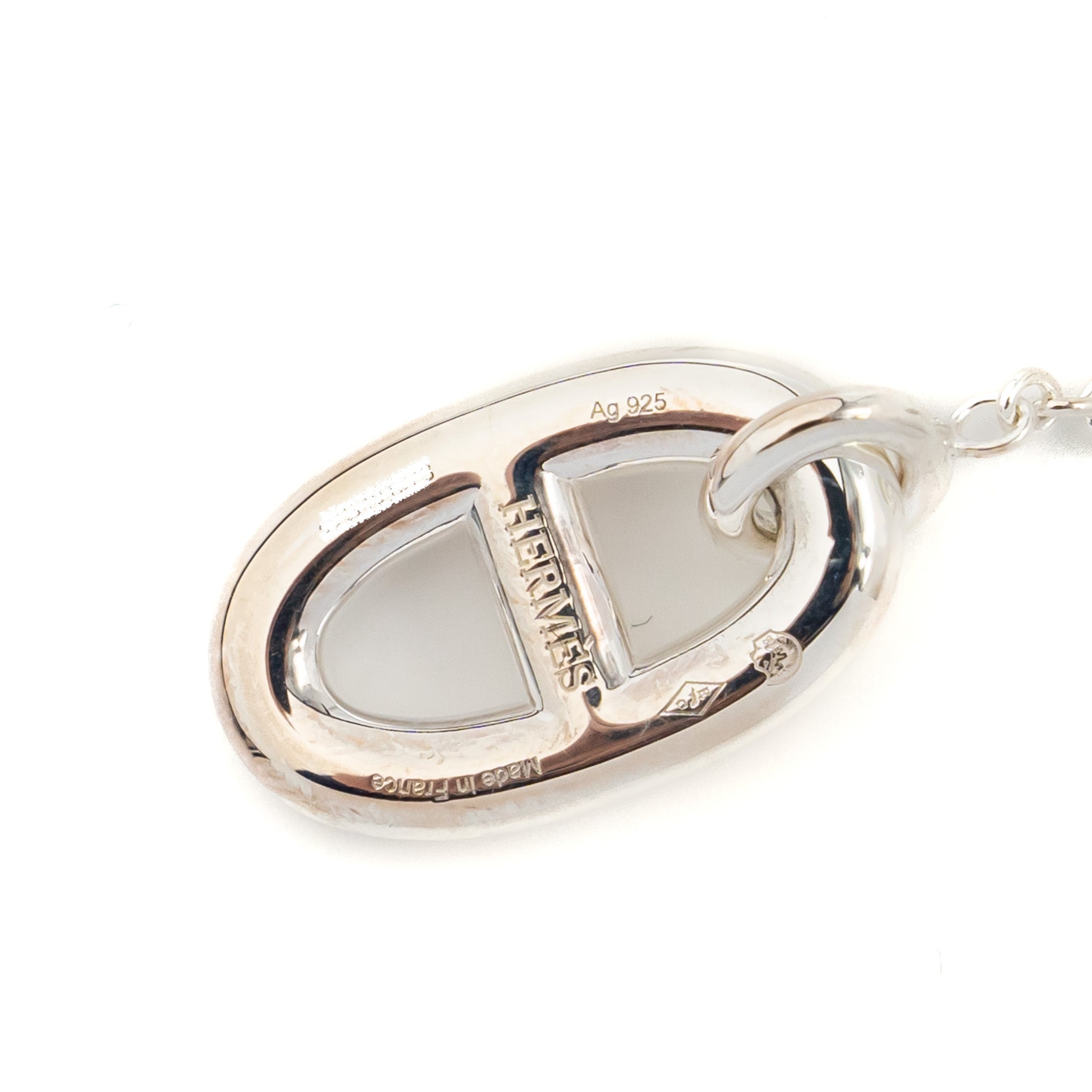 HERMES FARANDOLE EARRINGS STERLING SILVER