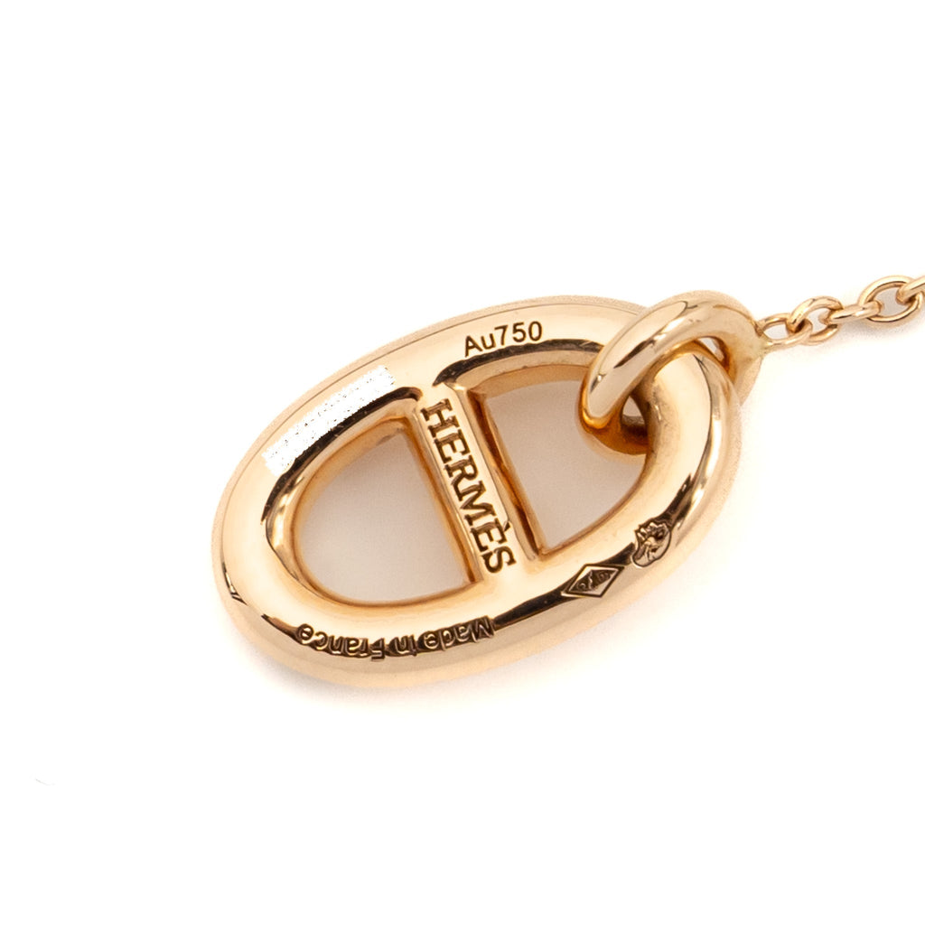 HERMES FARANDOLE EARRINGS ROSE GOLD