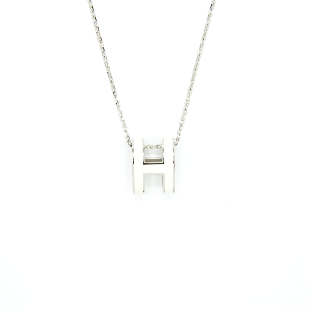 HERMES POP H PENDANT BLANC SHW