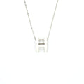 HERMES POP H PENDANT BLANC SHW