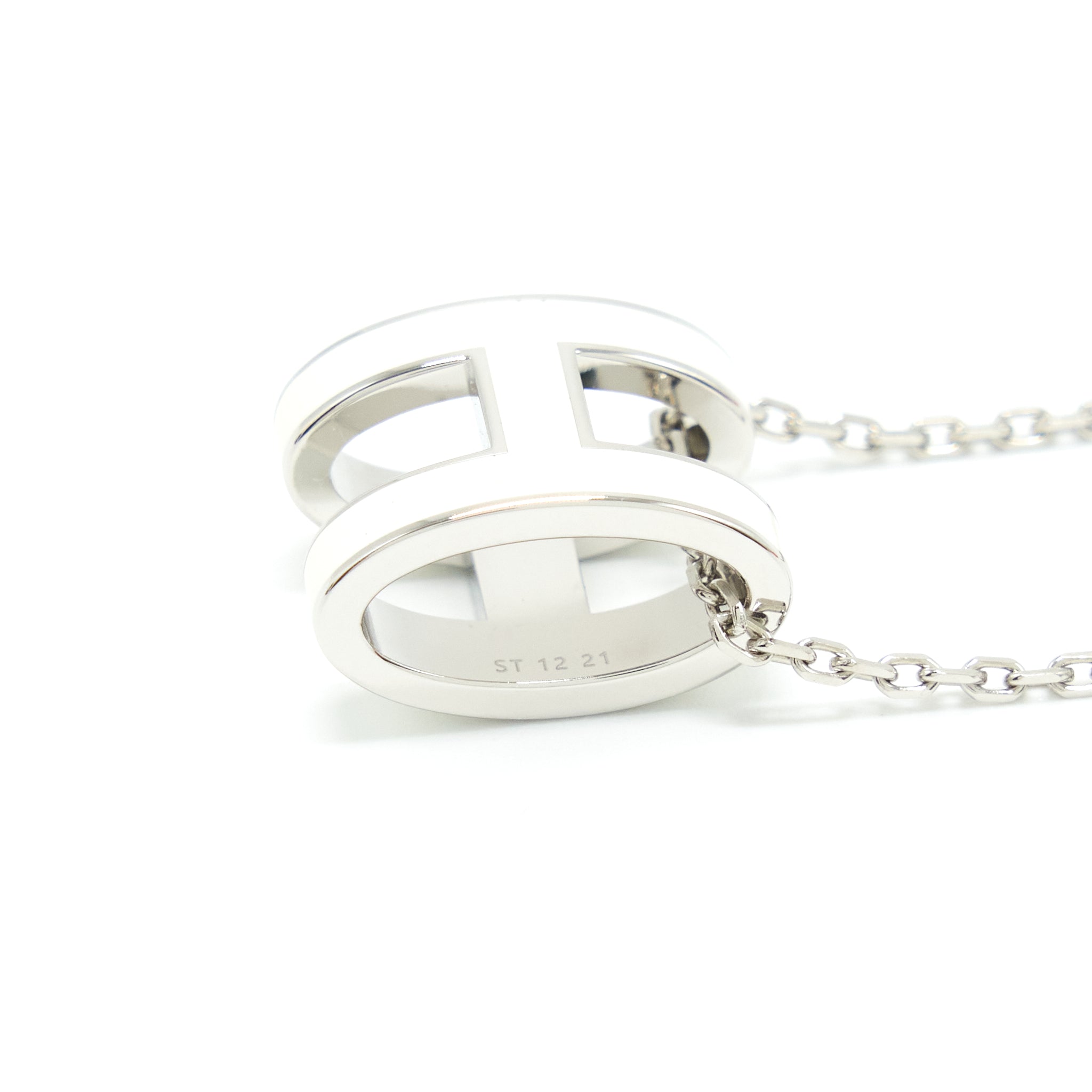HERMES POP H PENDANT BLANC SHW
