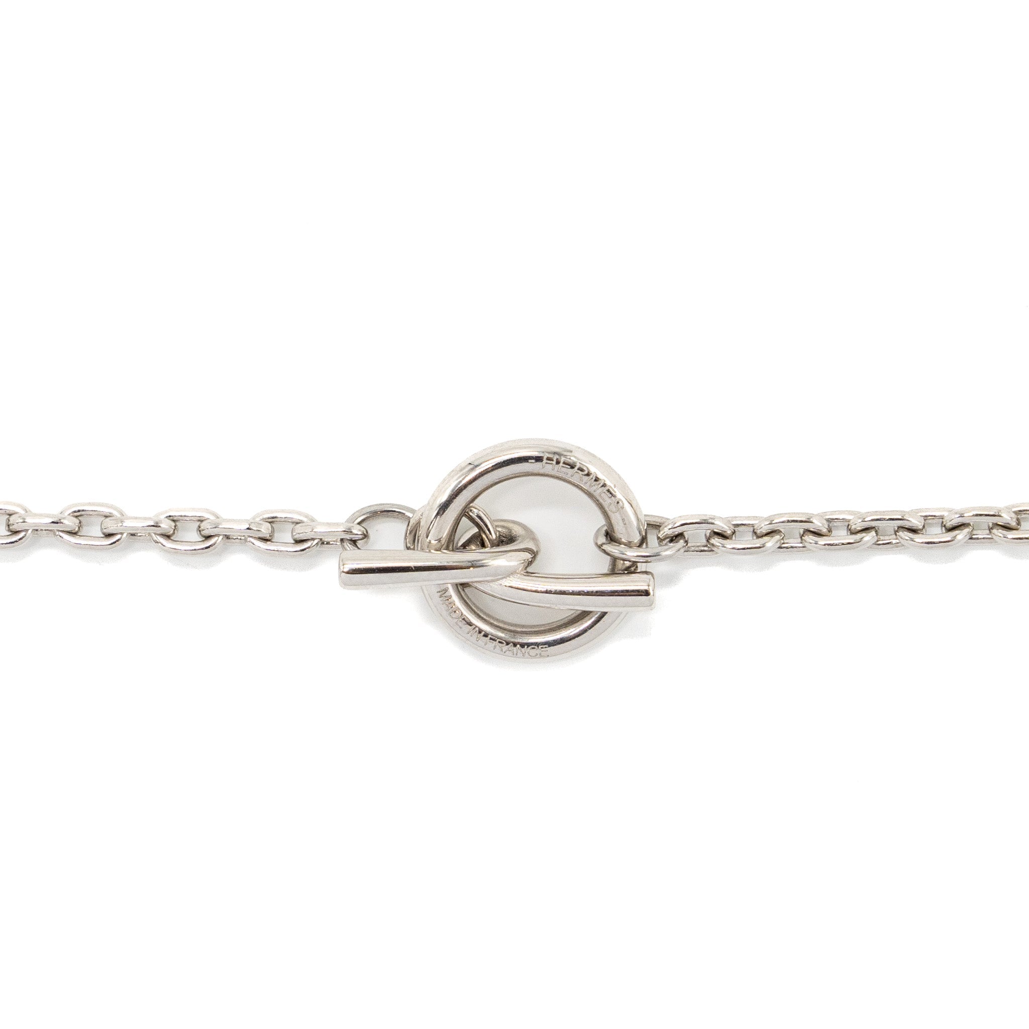 HERMES CHAINE D’ANCRE VULCANIUM NECKLACE SHW