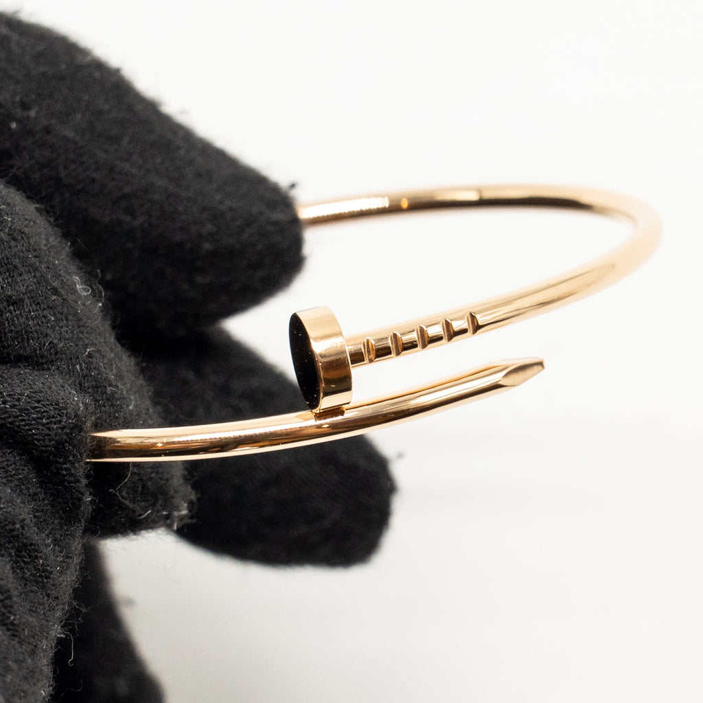 CARTIER JUSTE UN CLOU BRACELET ROSE GOLD
