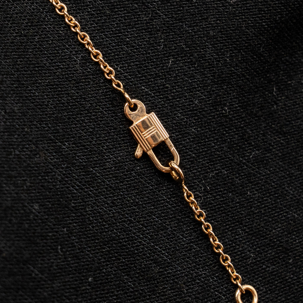 HERMES AMULETTES BIRKIN PENDANT ROSE GOLD DIAMONDS