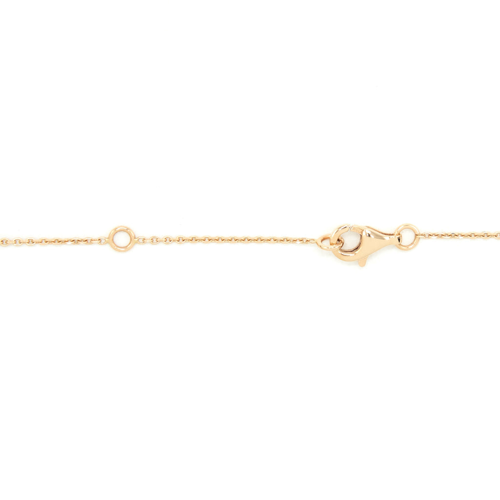 CHANEL EXTRAIT DE CAMELLIA NECKLACE 18K PINK GOLD WITH A DIMOND