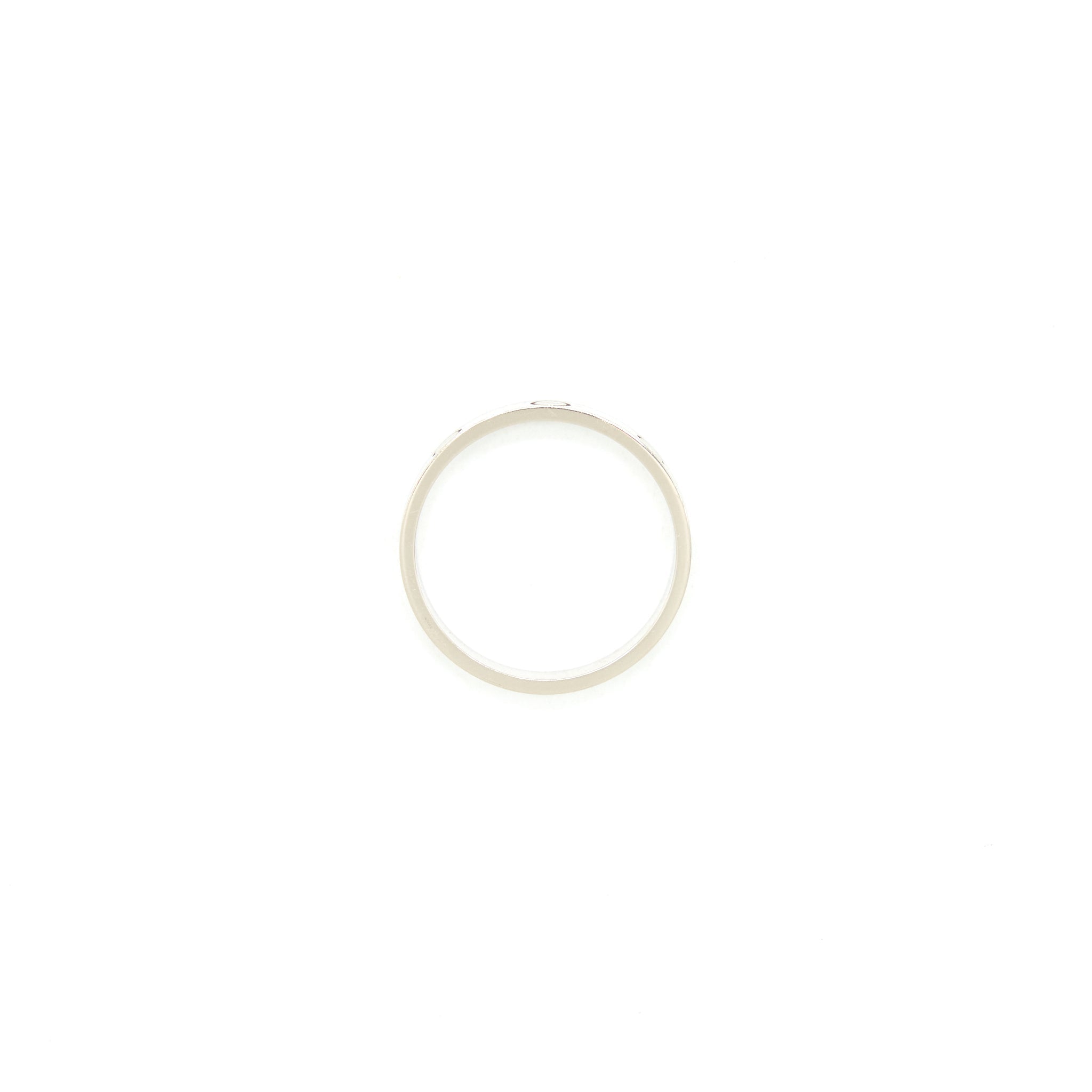 CARTIER LOVE WEDDING BAND WHITE GOLD
