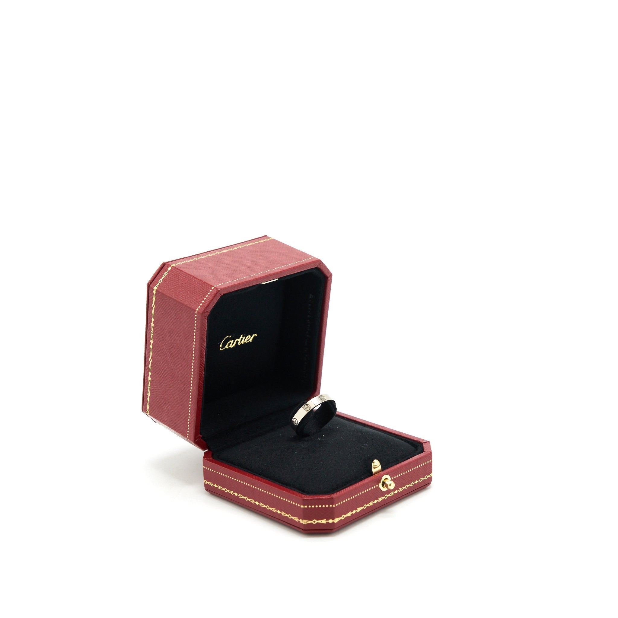 CARTIER LOVE WEDDING BAND WHITE GOLD