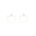 HERMES LOOP EARRINGS STERLING SILVER