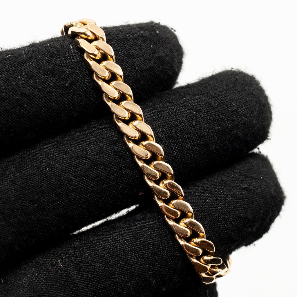 HERMES KELLY GOURMETTE BRACELET ROSE GOLD/DIAMONDS