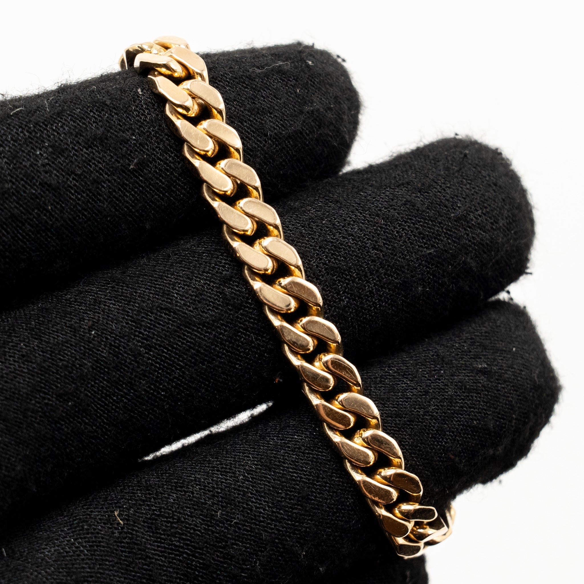 HERMES KELLY GOURMETTE BRACELET ROSE GOLD/DIAMONDS