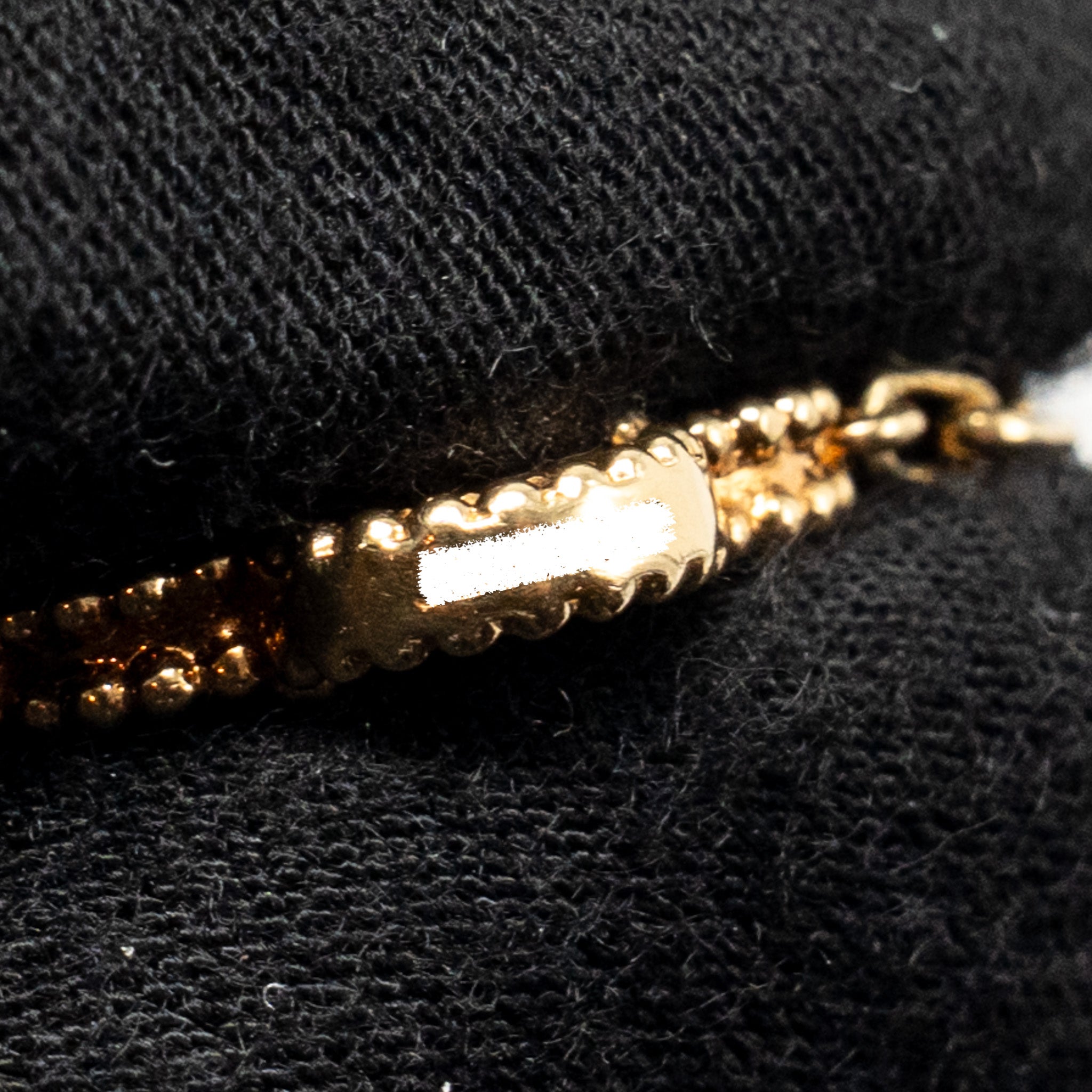 VAN CLEEF & ARPELS VINTAGE ALHAMBRA BRACELET 5 MOTIFS YELLOW GOLD