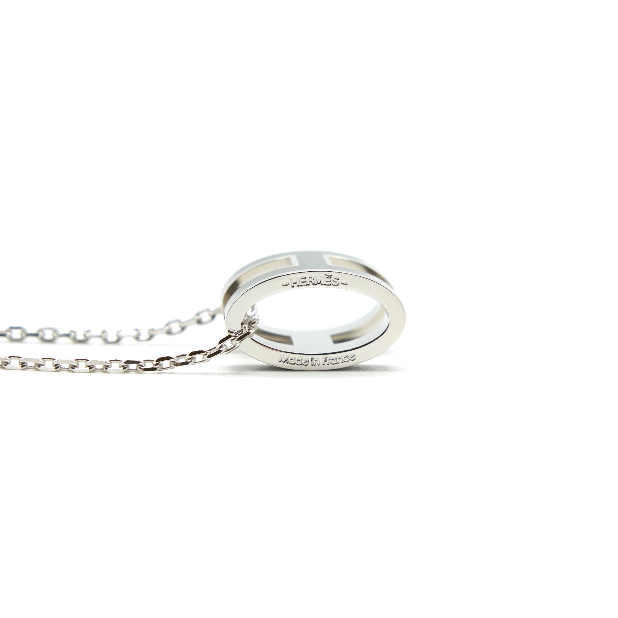 HERMES POP H PENDANT BLACK SHW