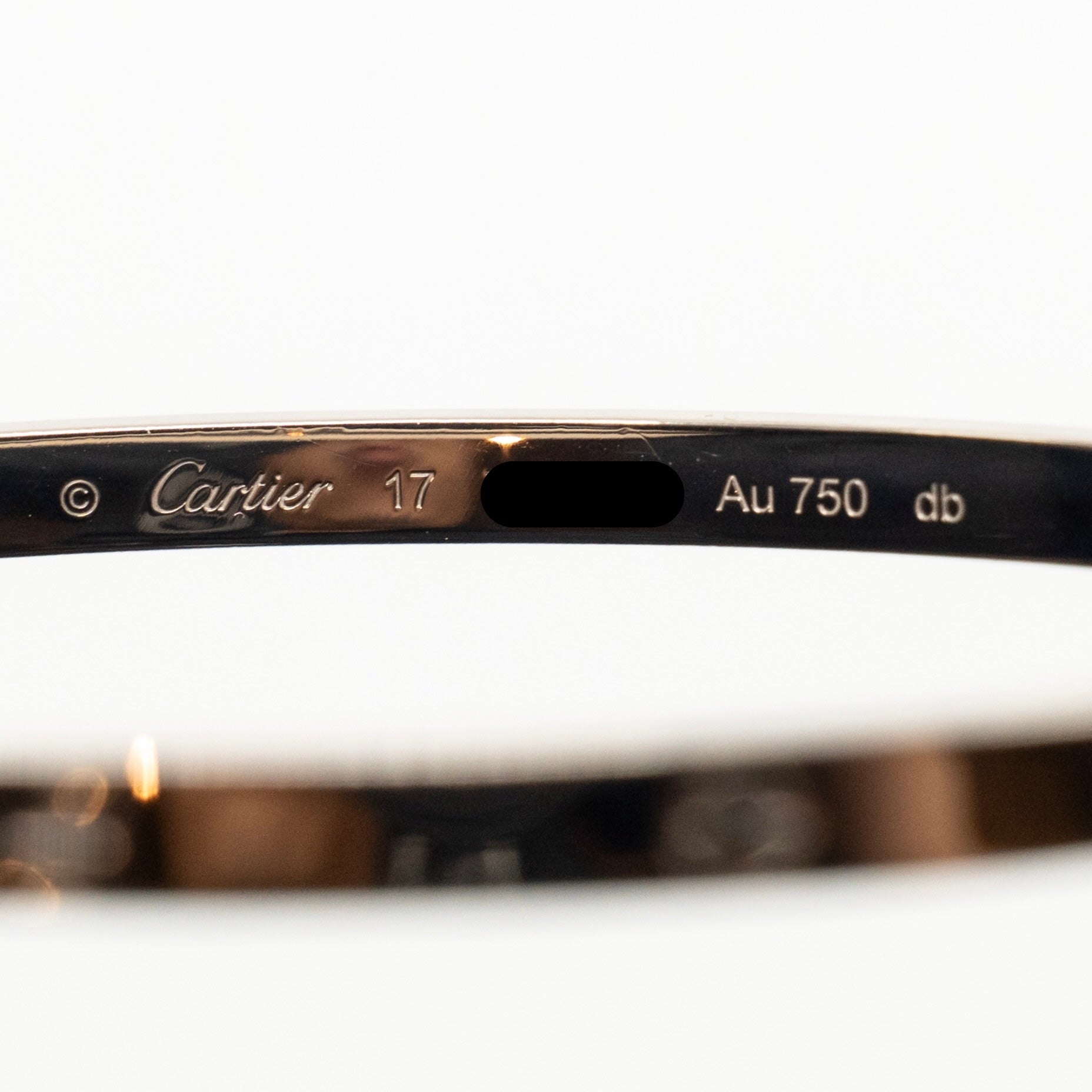 CARTIER LOVE BRACELET WHITE GOLD