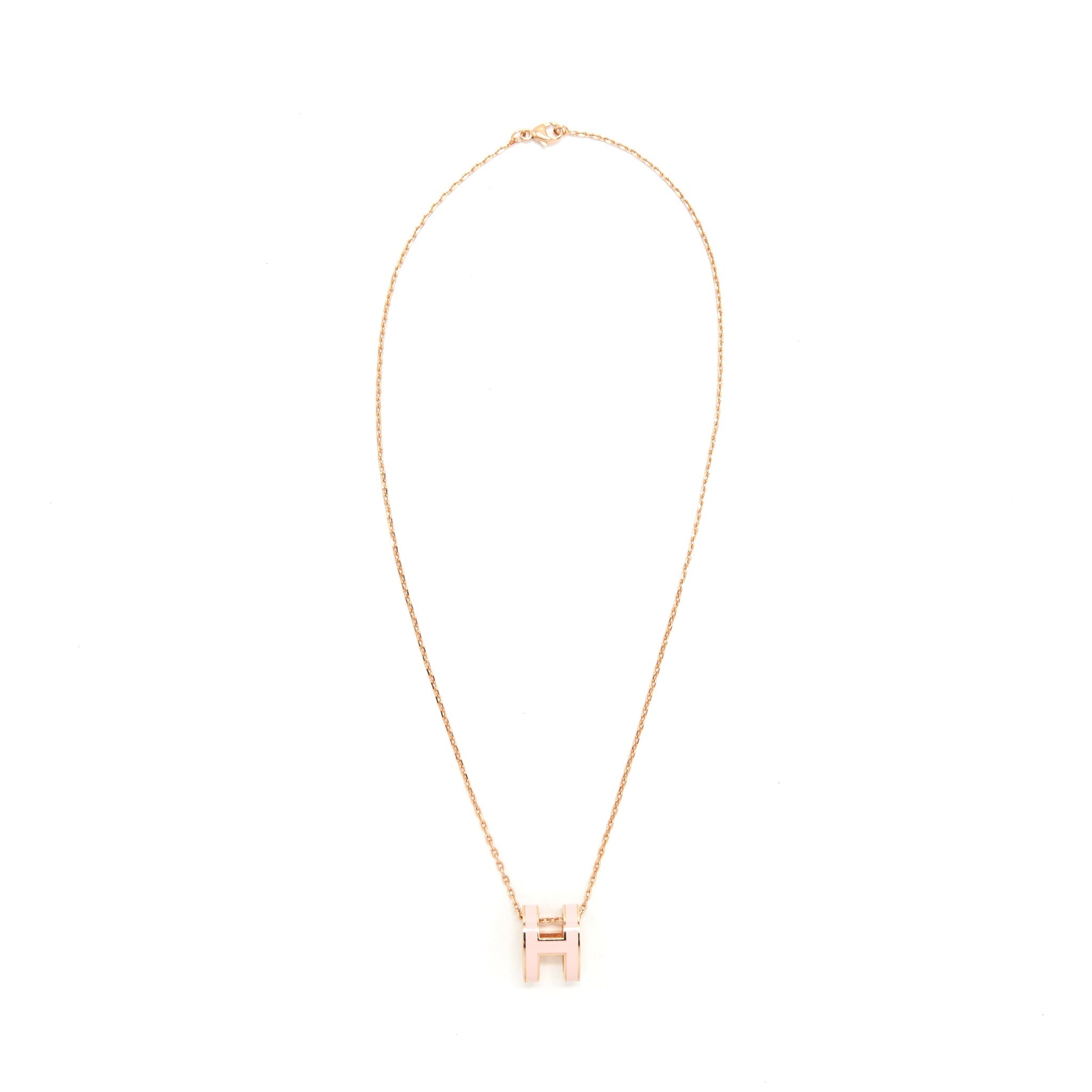 HERMES POP H PENDENT PINK RGHW
